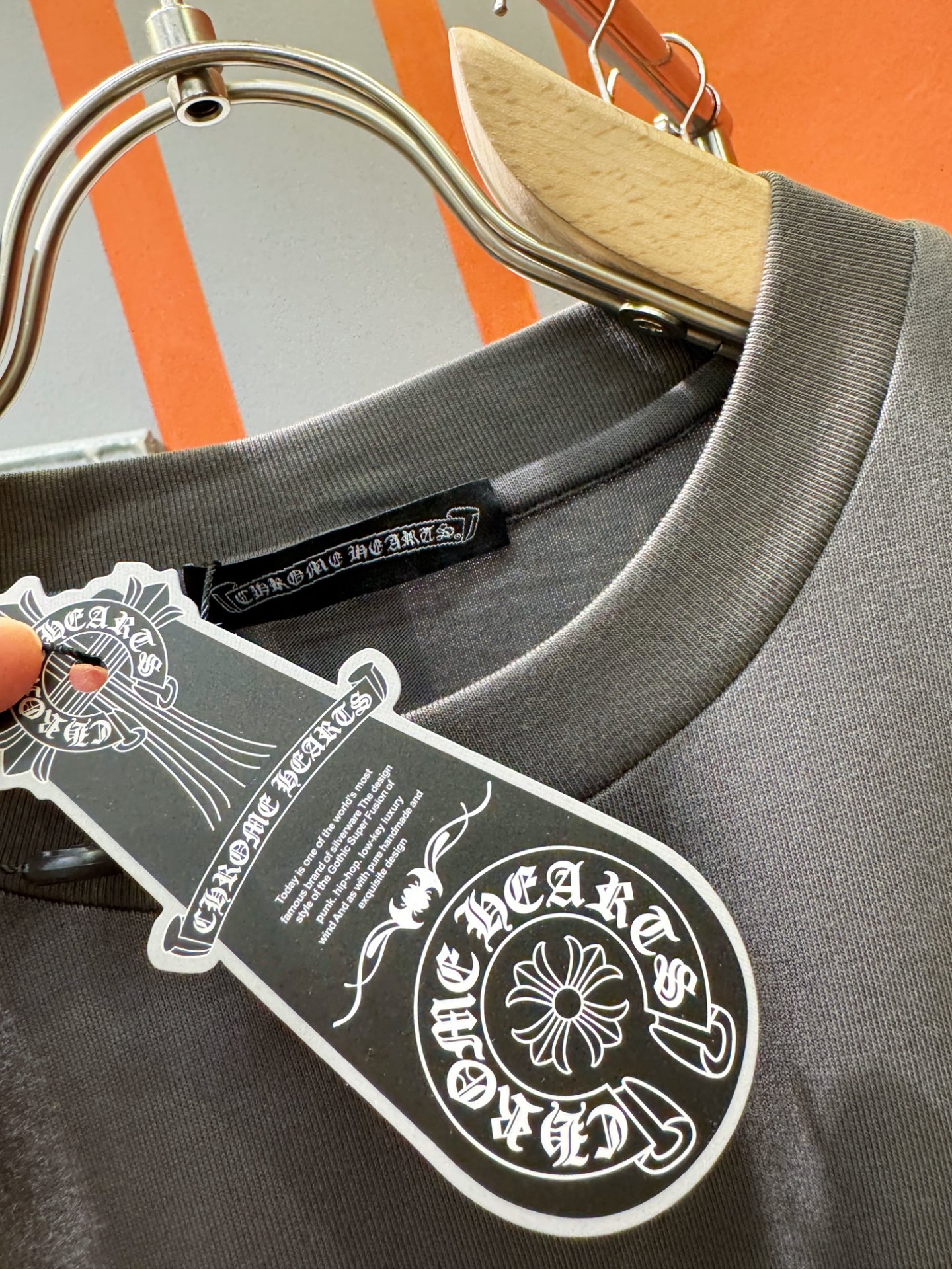  (最大可穿240斤) CHROME HEARTS 克罗心 2025春夏新款短袖T恤！走秀图案时尚休闲短