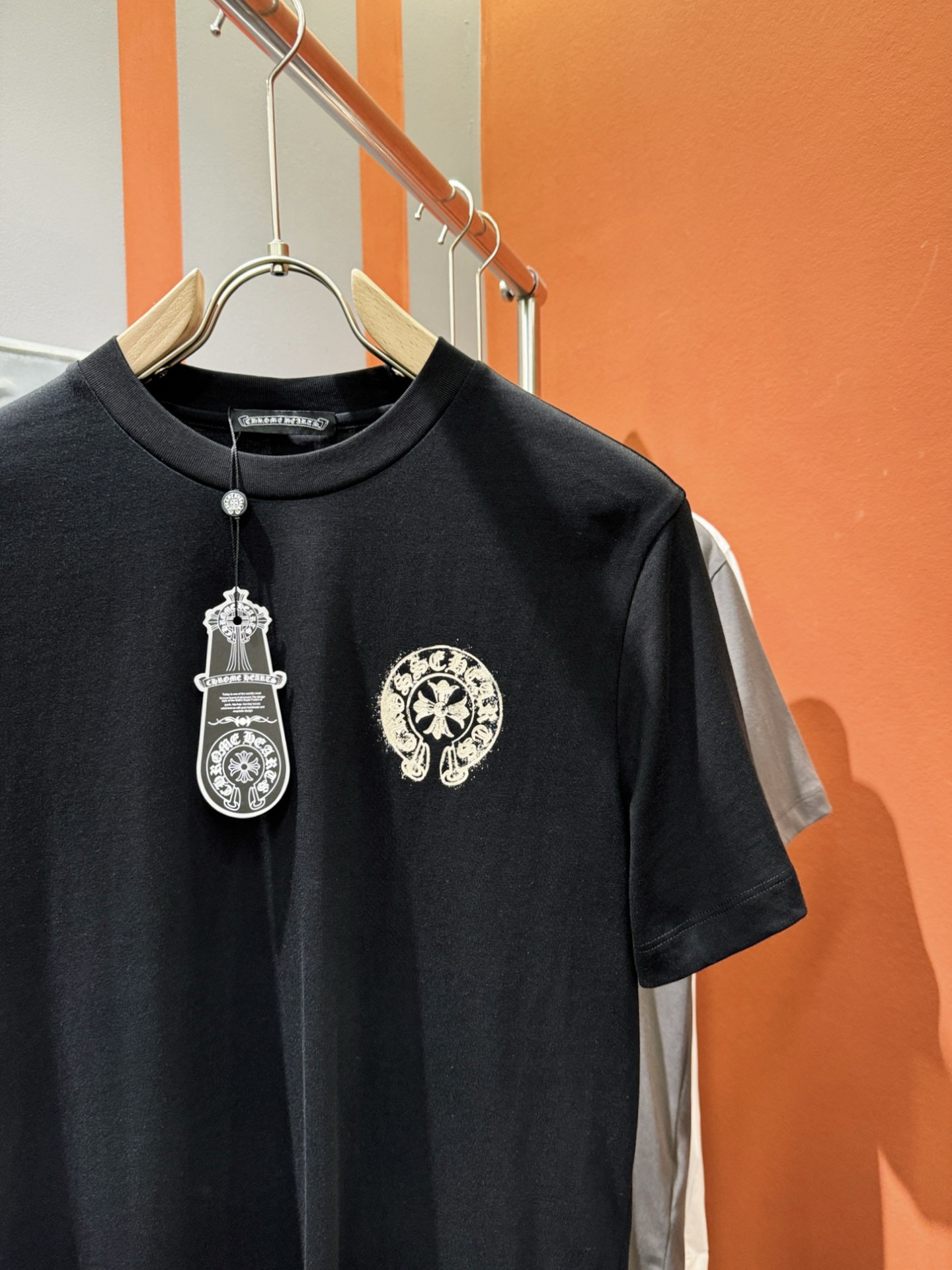  (最大可穿240斤) CHROME HEARTS 克罗心 2025春夏新款短袖T恤！走秀图案时尚休闲短