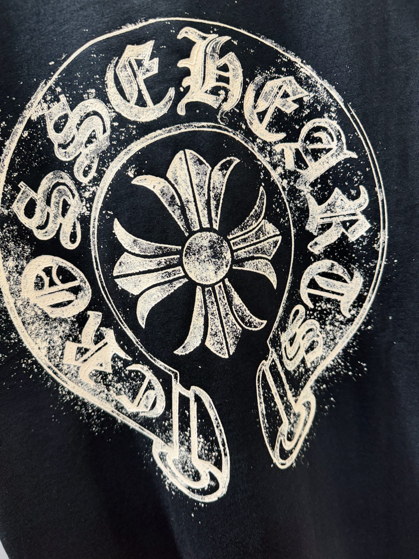  (最大可穿240斤) CHROME HEARTS 克罗心 2025春夏新款短袖T恤！走秀图案时尚休闲短