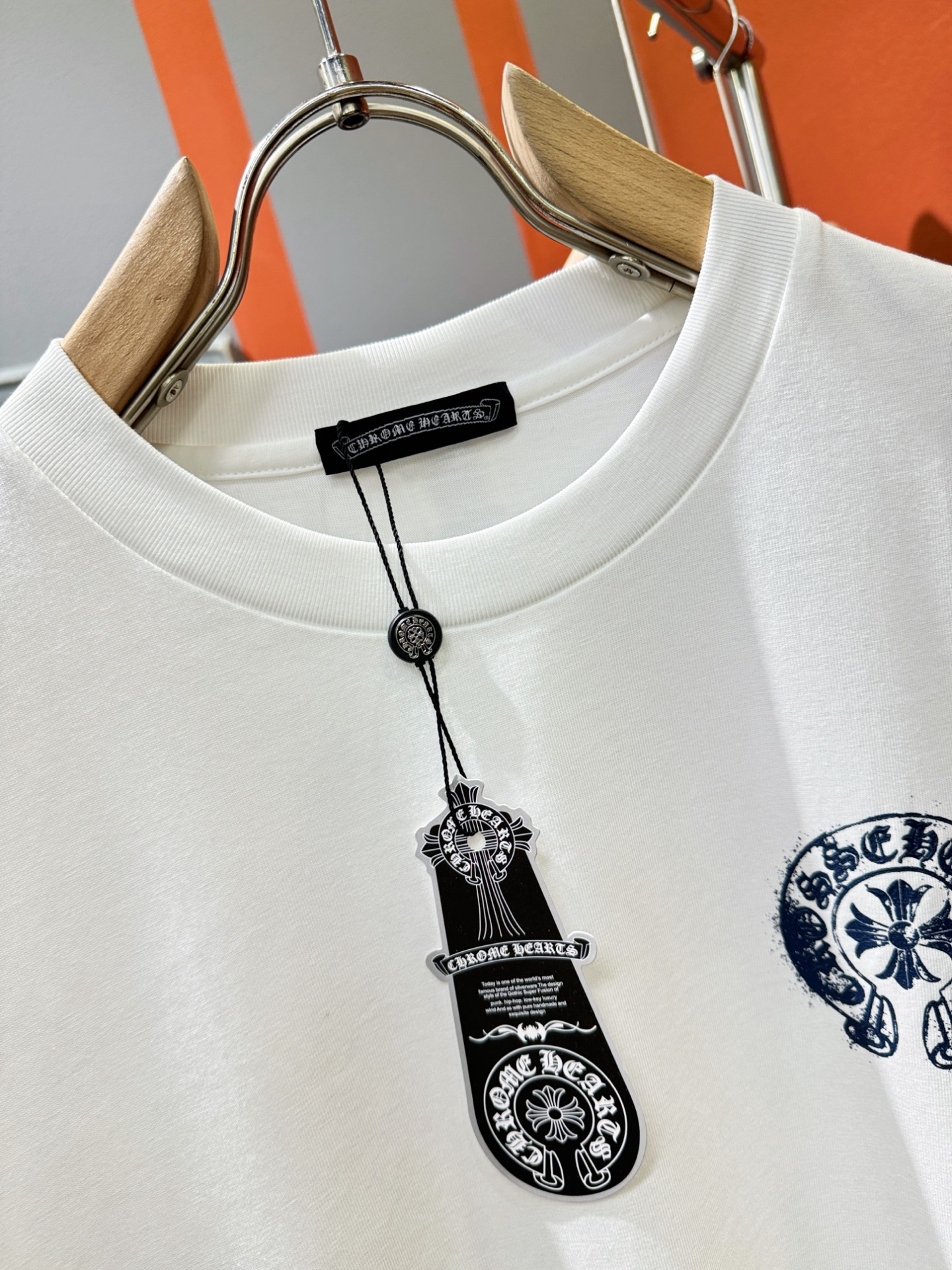  (最大可穿240斤) CHROME HEARTS 克罗心 2025春夏新款短袖T恤！走秀图案时尚休闲短