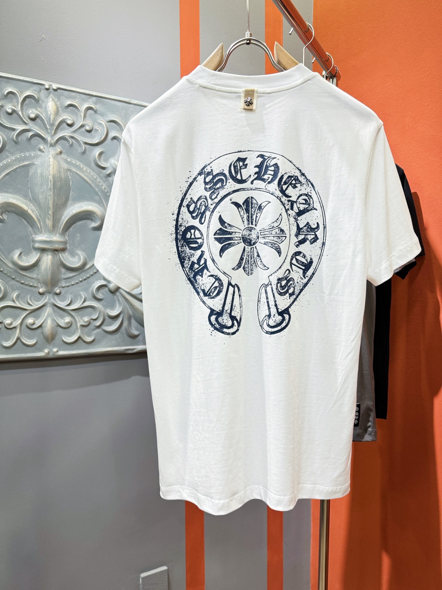  (最大可穿240斤) CHROME HEARTS 克罗心 2025春夏新款短袖T恤！走秀图案时尚休闲短