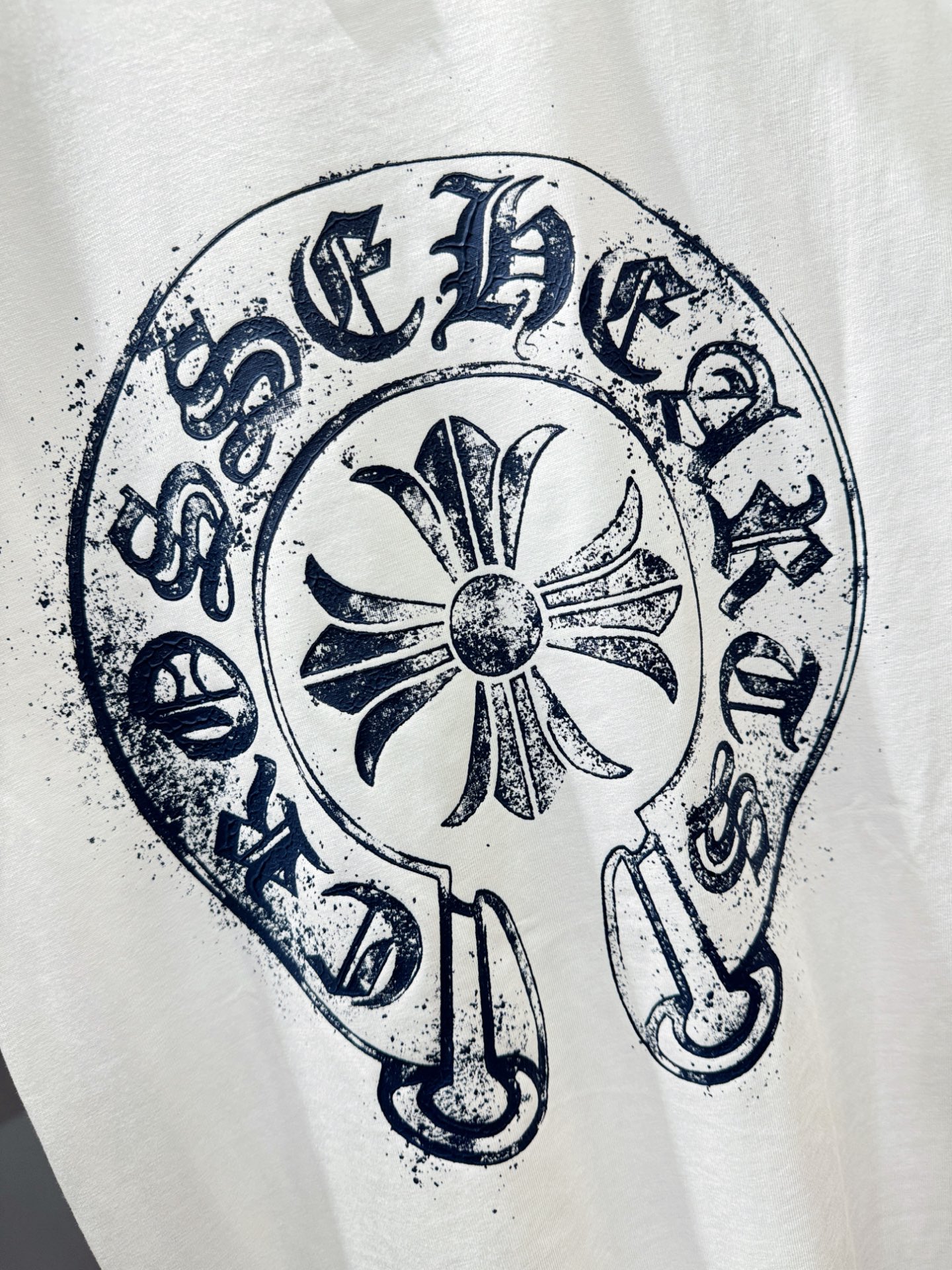  (最大可穿240斤) CHROME HEARTS 克罗心 2025春夏新款短袖T恤！走秀图案时尚休闲短