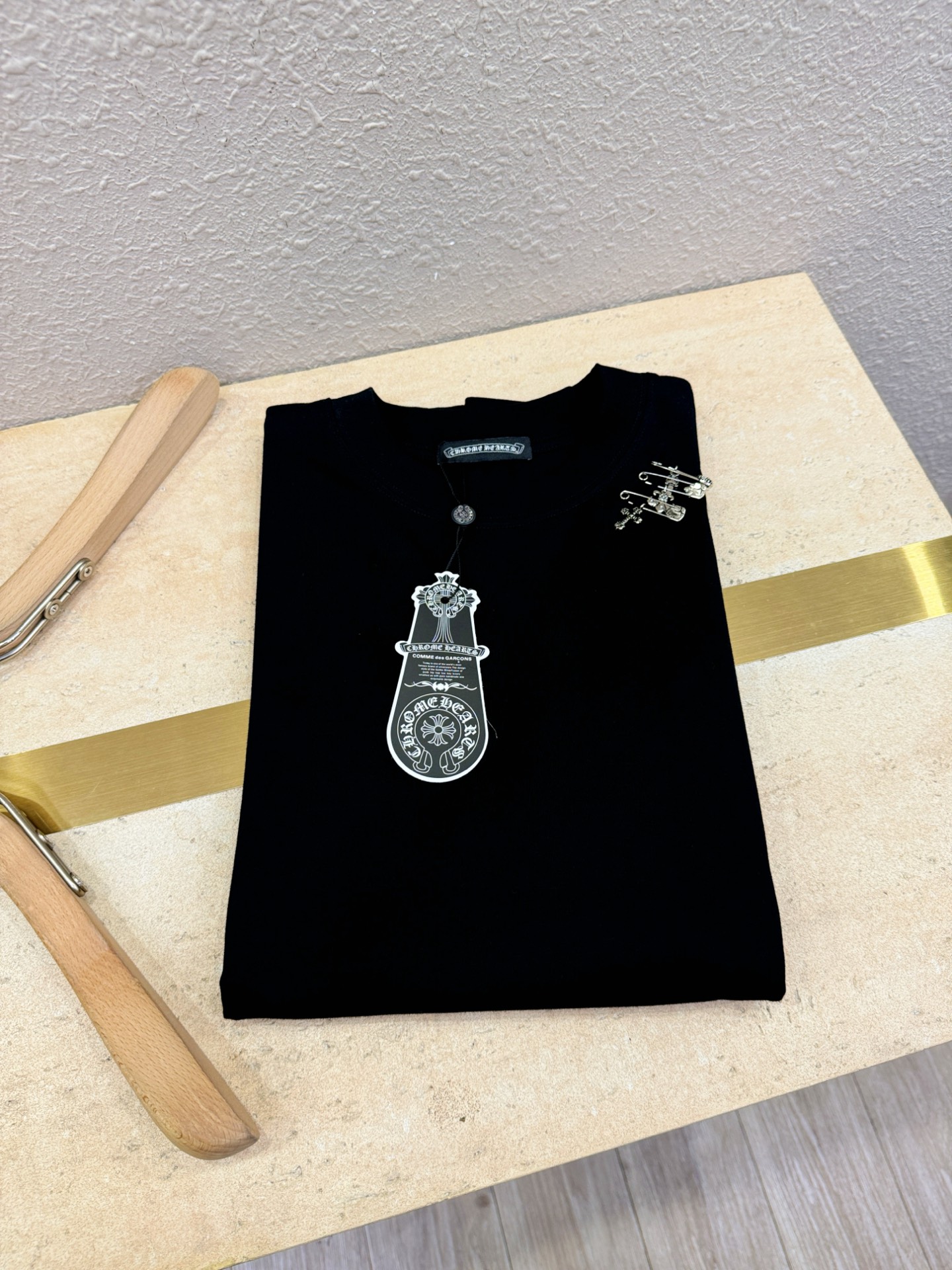  CHROME HEARTS 克罗心 2025春夏新款短袖T恤！走秀图案时尚休闲短袖T恤衫！设计logo