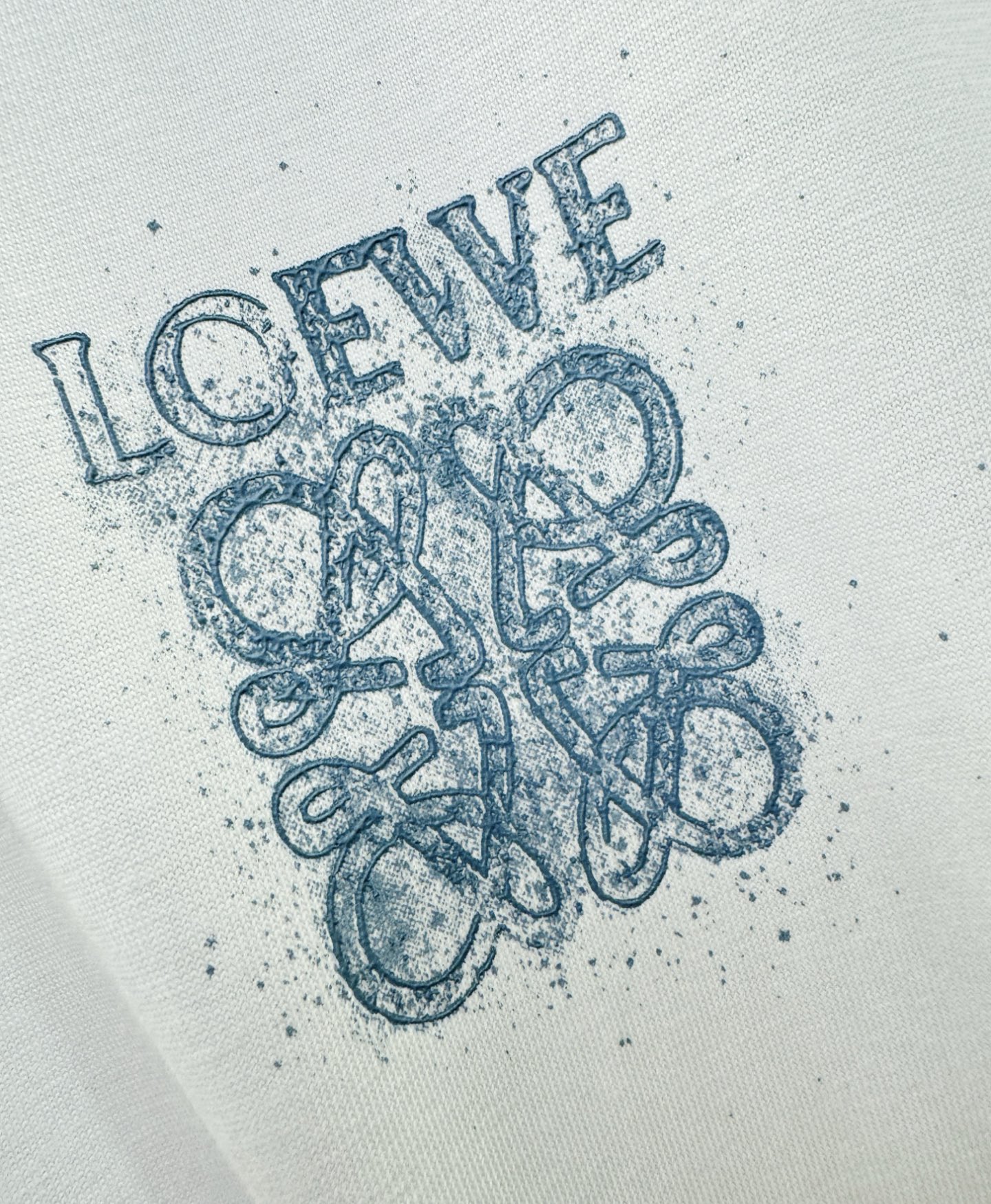  (最大可穿240斤) LOEWE罗意威 2025春夏新款短袖T恤！走秀图案时尚休闲短袖T恤衫！设计lo