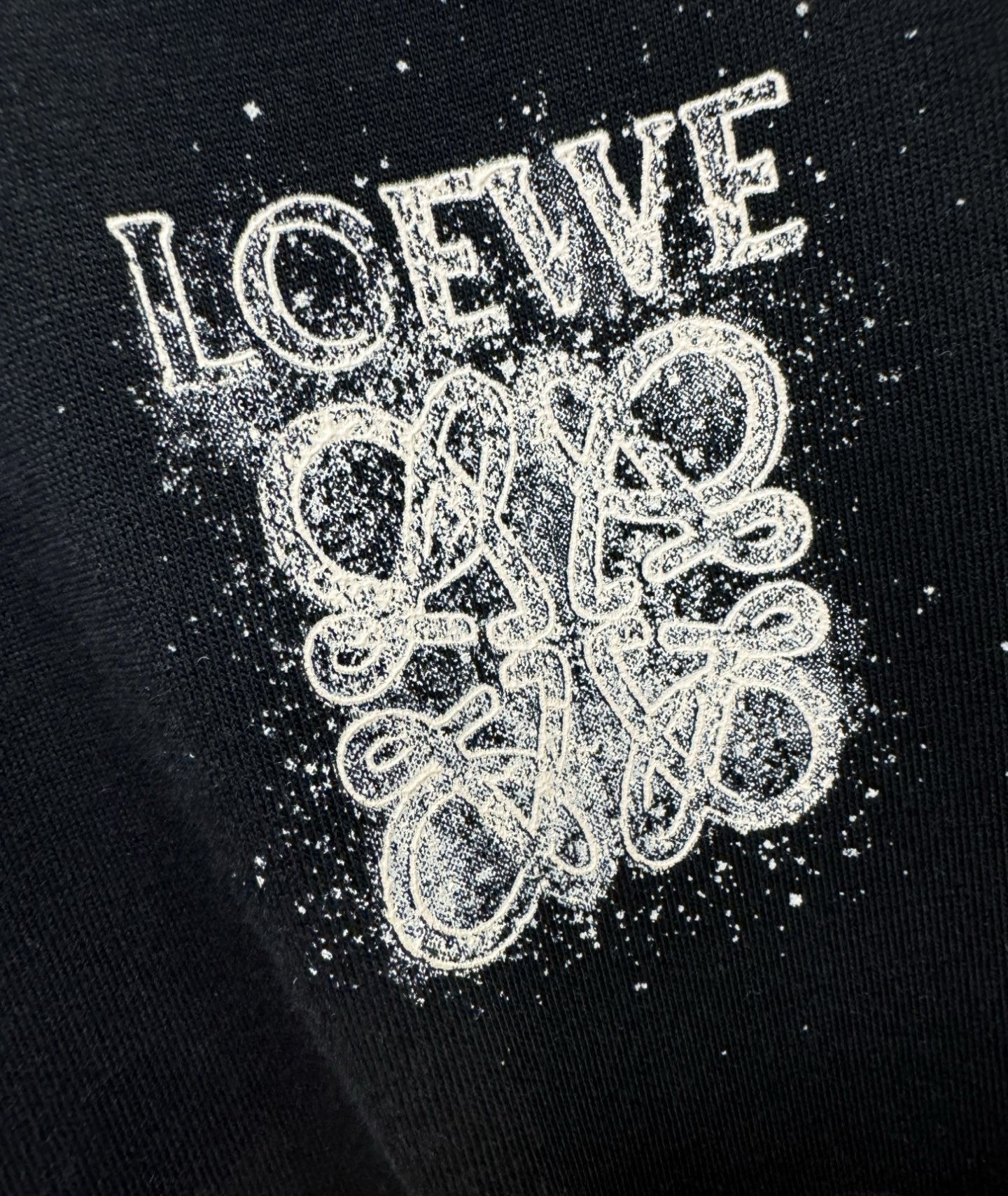  (最大可穿240斤) LOEWE罗意威 2025春夏新款短袖T恤！走秀图案时尚休闲短袖T恤衫！设计lo