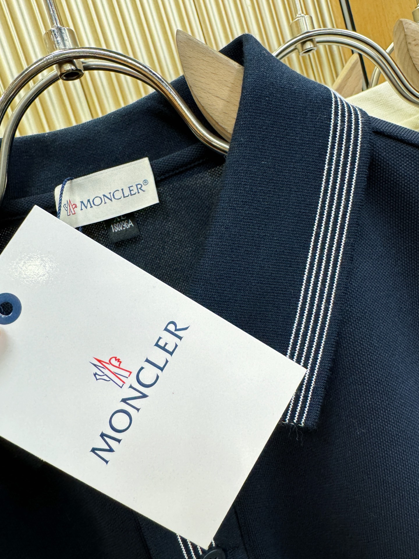  Moncler蒙口 2025官方春夏新款 专柜同步上市 男士翻领短袖POLO衫，高端主线系列，进口珠地