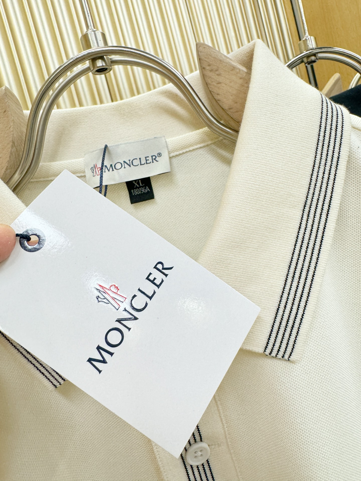  Moncler蒙口 2025官方春夏新款 专柜同步上市 男士翻领短袖POLO衫，高端主线系列，进口珠地