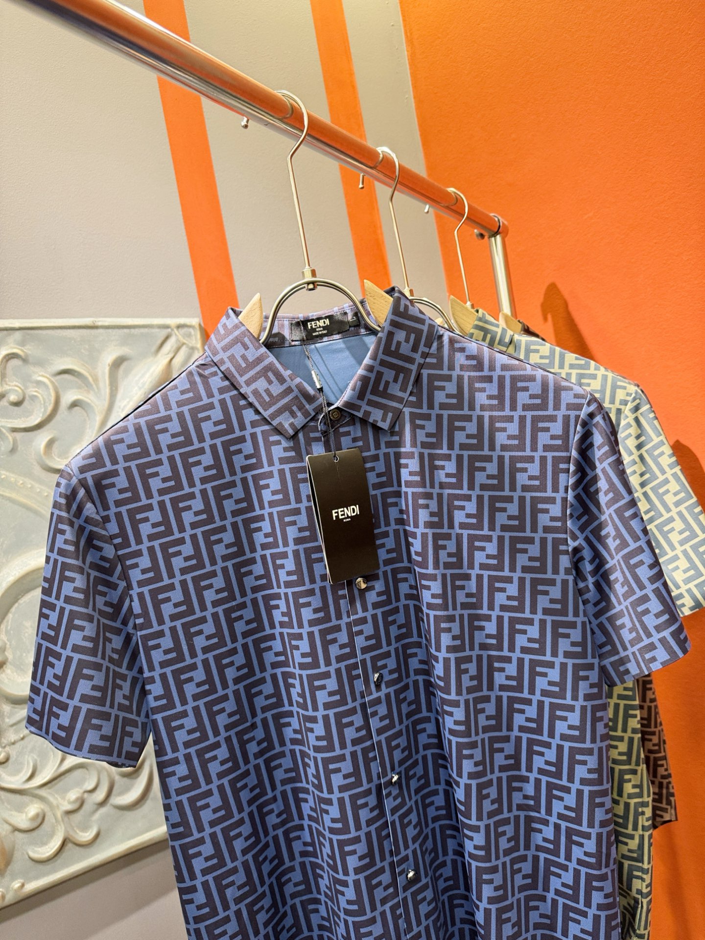 FENDI 2025 Ice-Filament Shirts: Rare Online Sales, Versatile Design, Stylish and Elegant! - 图片 2