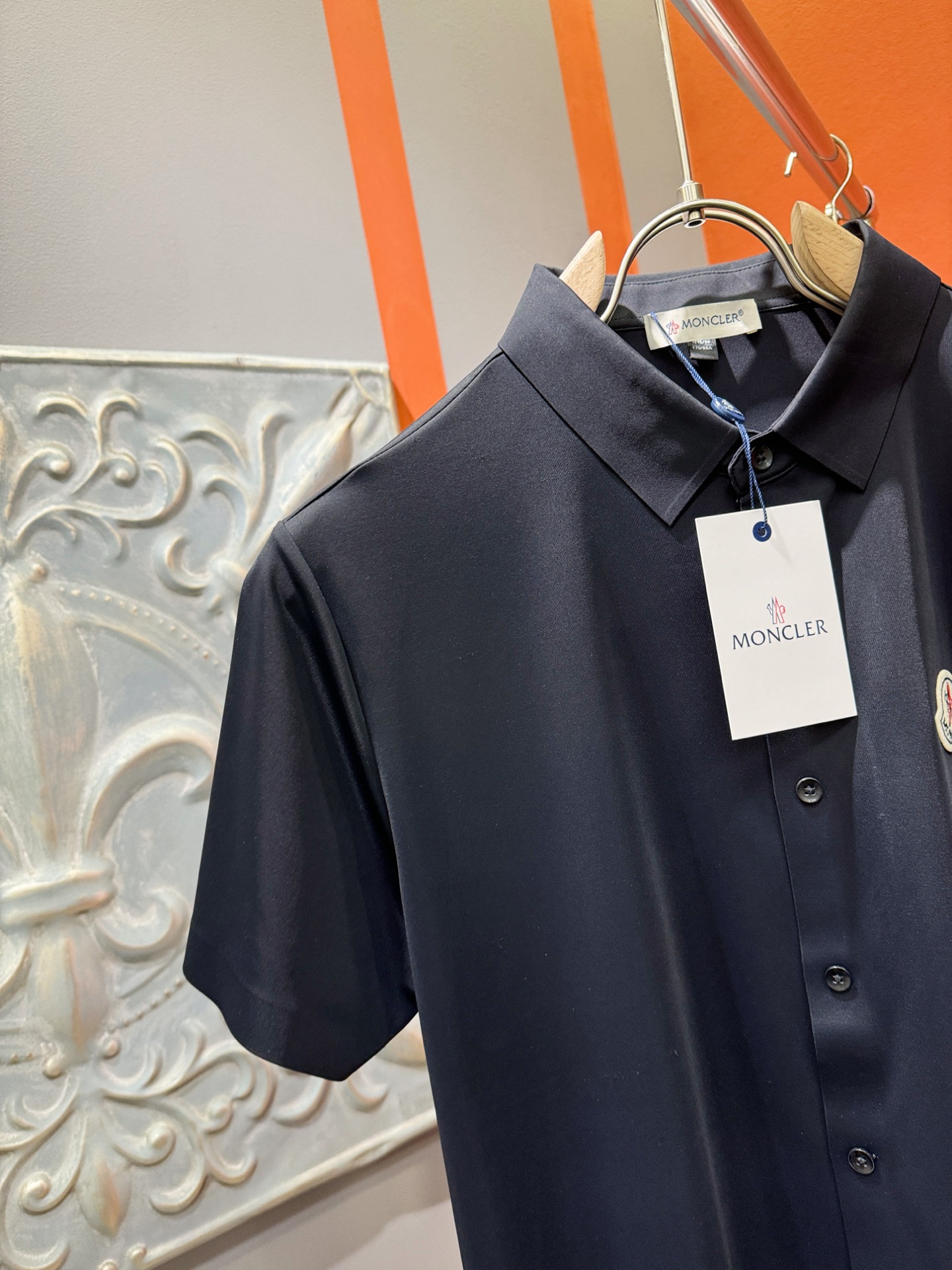  Moncler蒙口 2025官方春夏新款 专柜同步上市 男士翻领短袖POLO衫，高端主线系列，进口原版