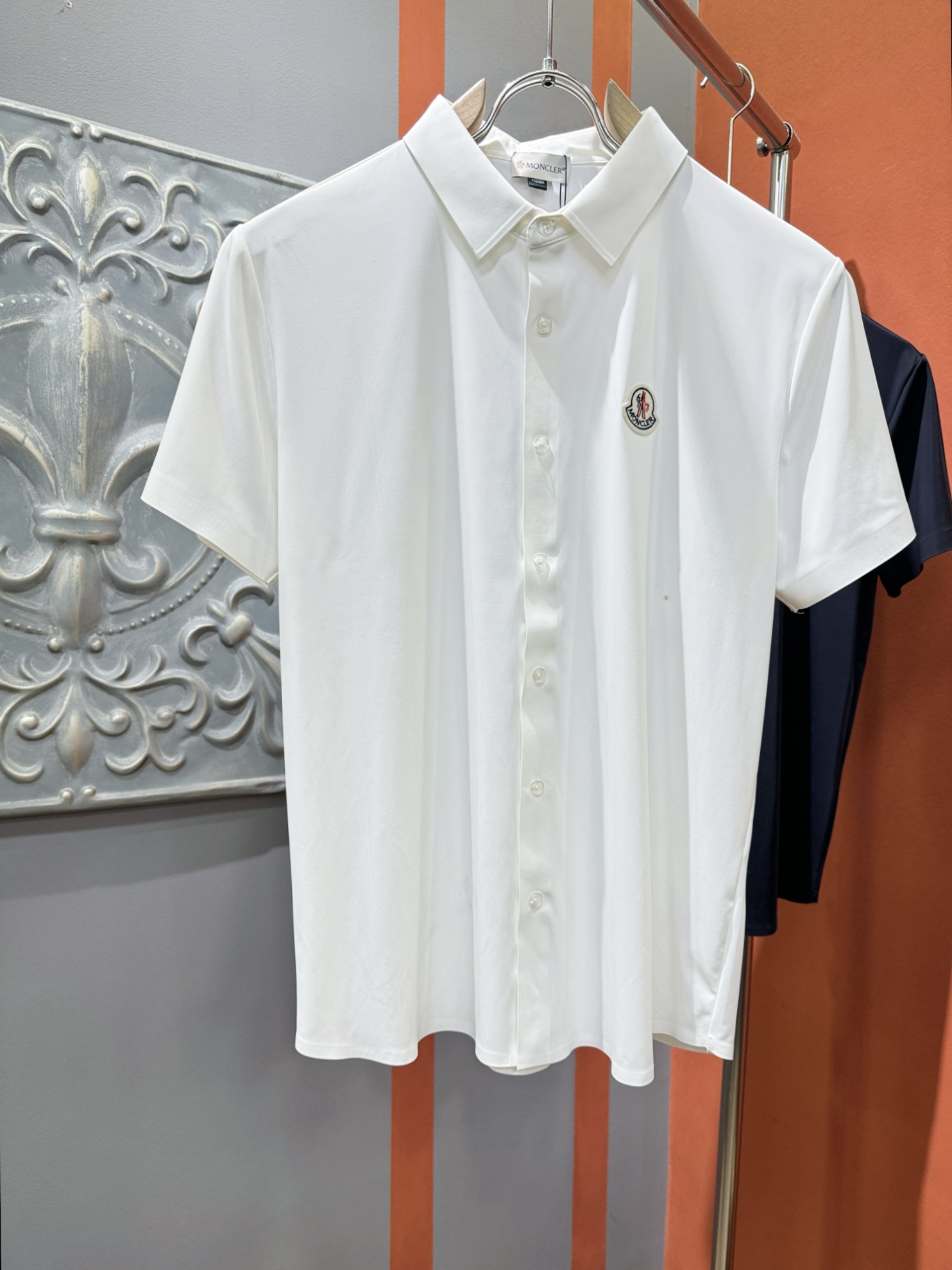  Moncler蒙口 2025官方春夏新款 专柜同步上市 男士翻领短袖POLO衫，高端主线系列，进口原版