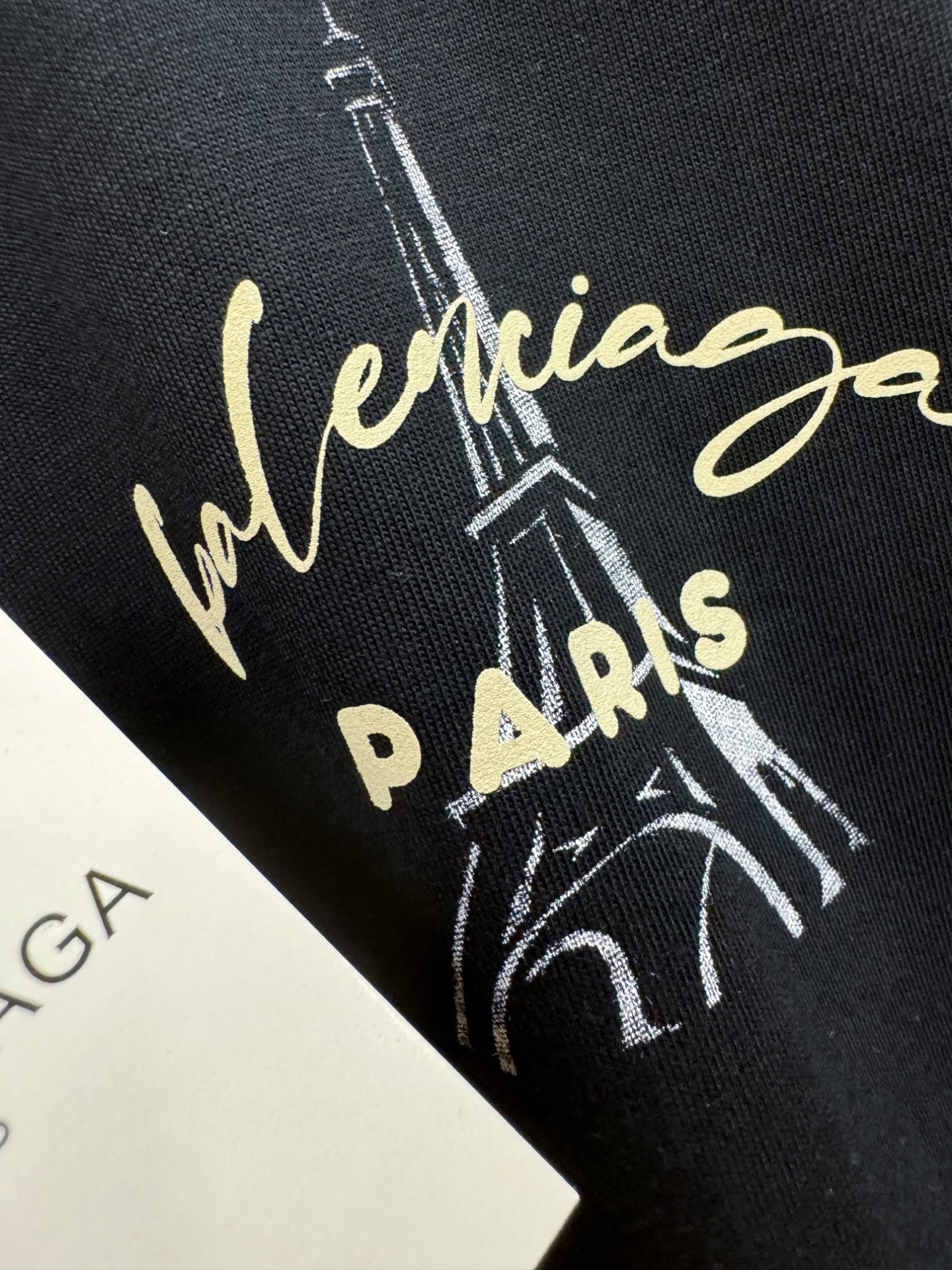 (最大可穿240斤) Balenciaga巴黎世家 2025春夏新款短袖T恤！走秀图案时尚休闲短袖T恤衫