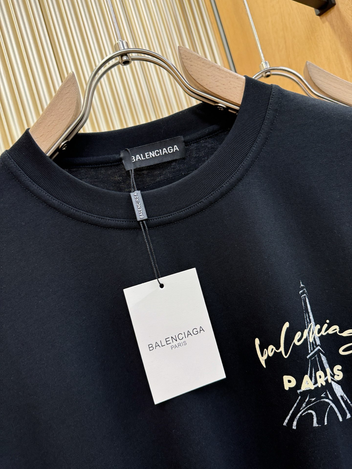 (最大可穿240斤) Balenciaga巴黎世家 2025春夏新款短袖T恤！走秀图案时尚休闲短袖T恤衫