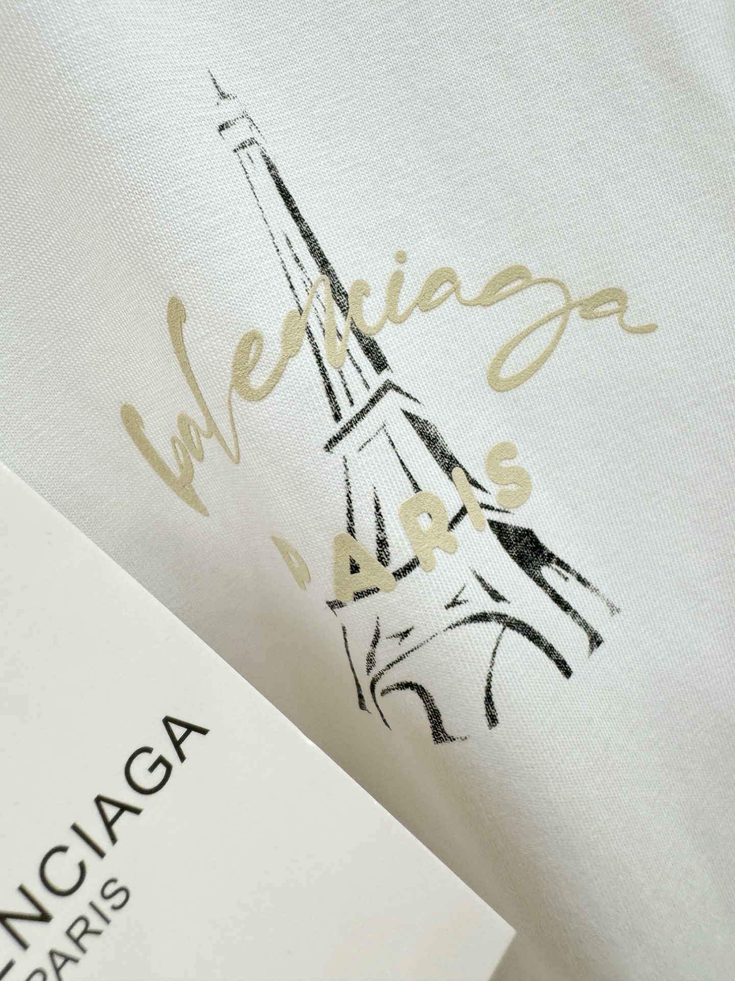 (最大可穿240斤) Balenciaga巴黎世家 2025春夏新款短袖T恤！走秀图案时尚休闲短袖T恤衫