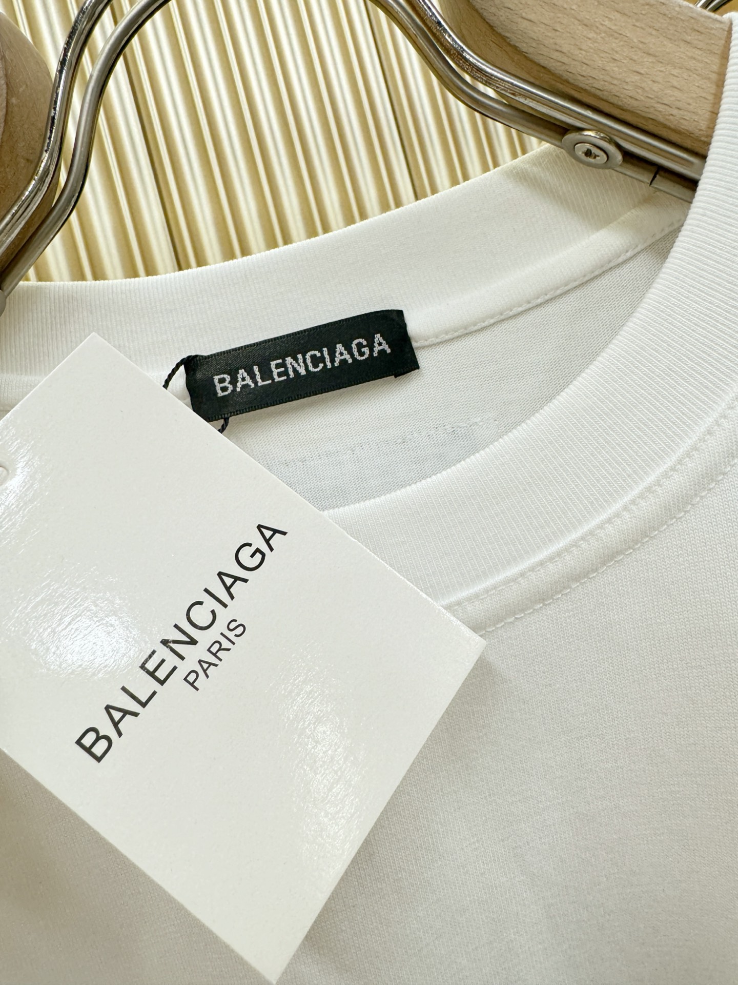 (最大可穿240斤) Balenciaga巴黎世家 2025春夏新款短袖T恤！走秀图案时尚休闲短袖T恤衫