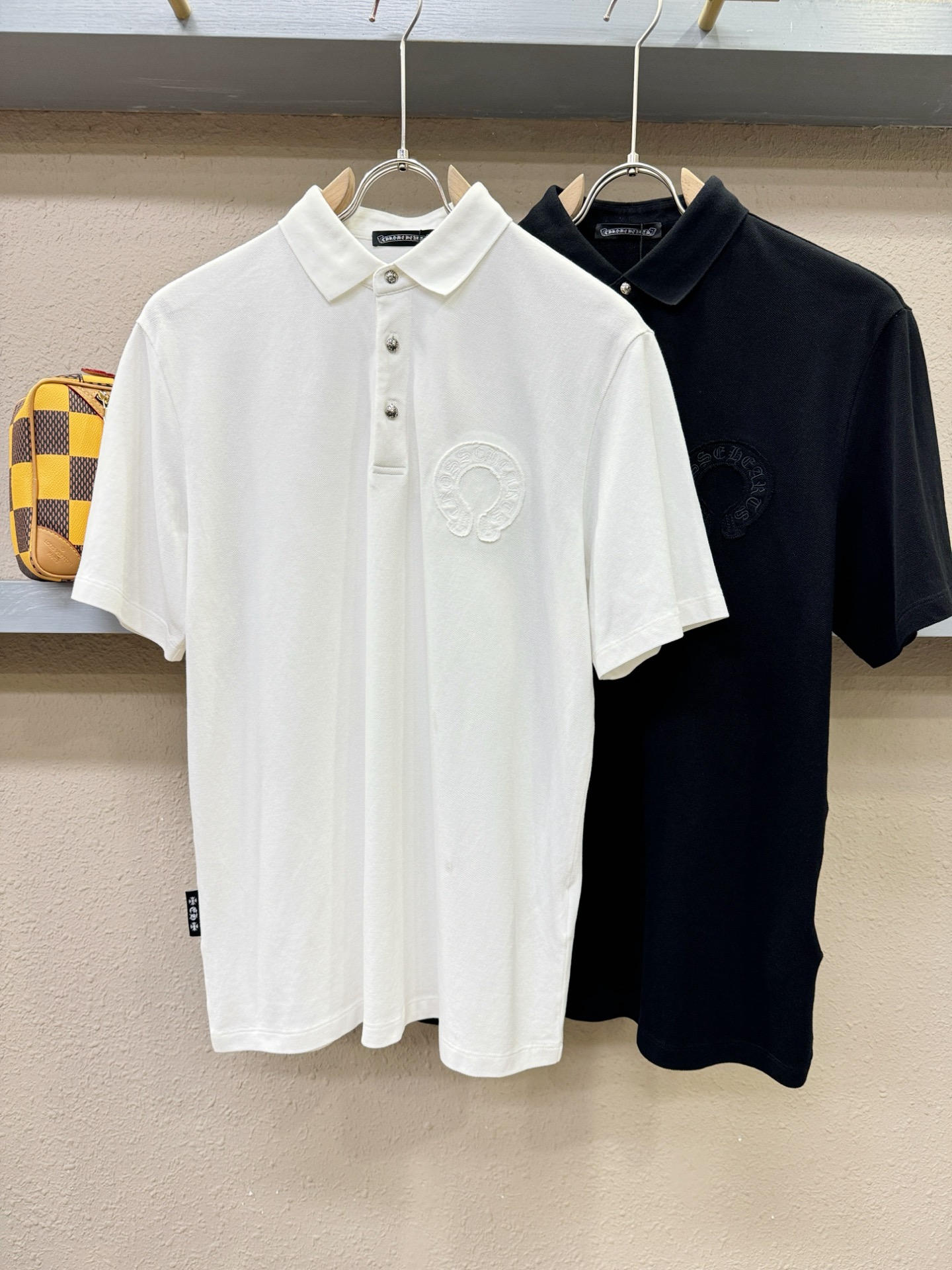 CHROME HEARTS 克罗心  2025官方春夏新款 专柜同步上市 男士翻领短袖POLO衫，高端主