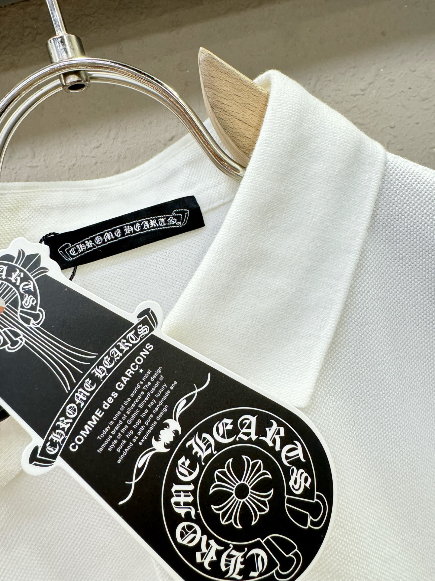 CHROME HEARTS 克罗心  2025官方春夏新款 专柜同步上市 男士翻领短袖POLO衫，高端主