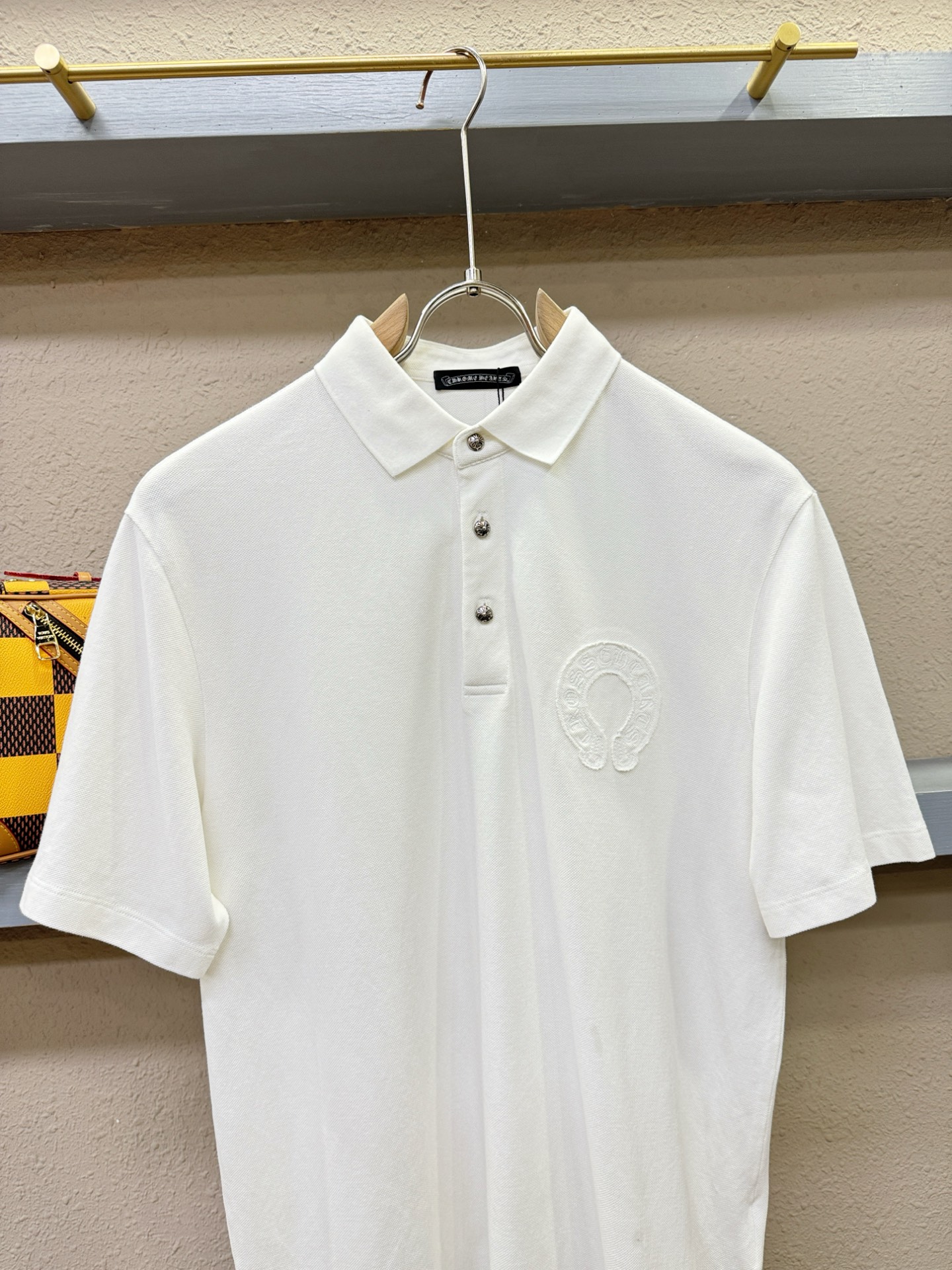CHROME HEARTS 克罗心  2025官方春夏新款 专柜同步上市 男士翻领短袖POLO衫，高端主