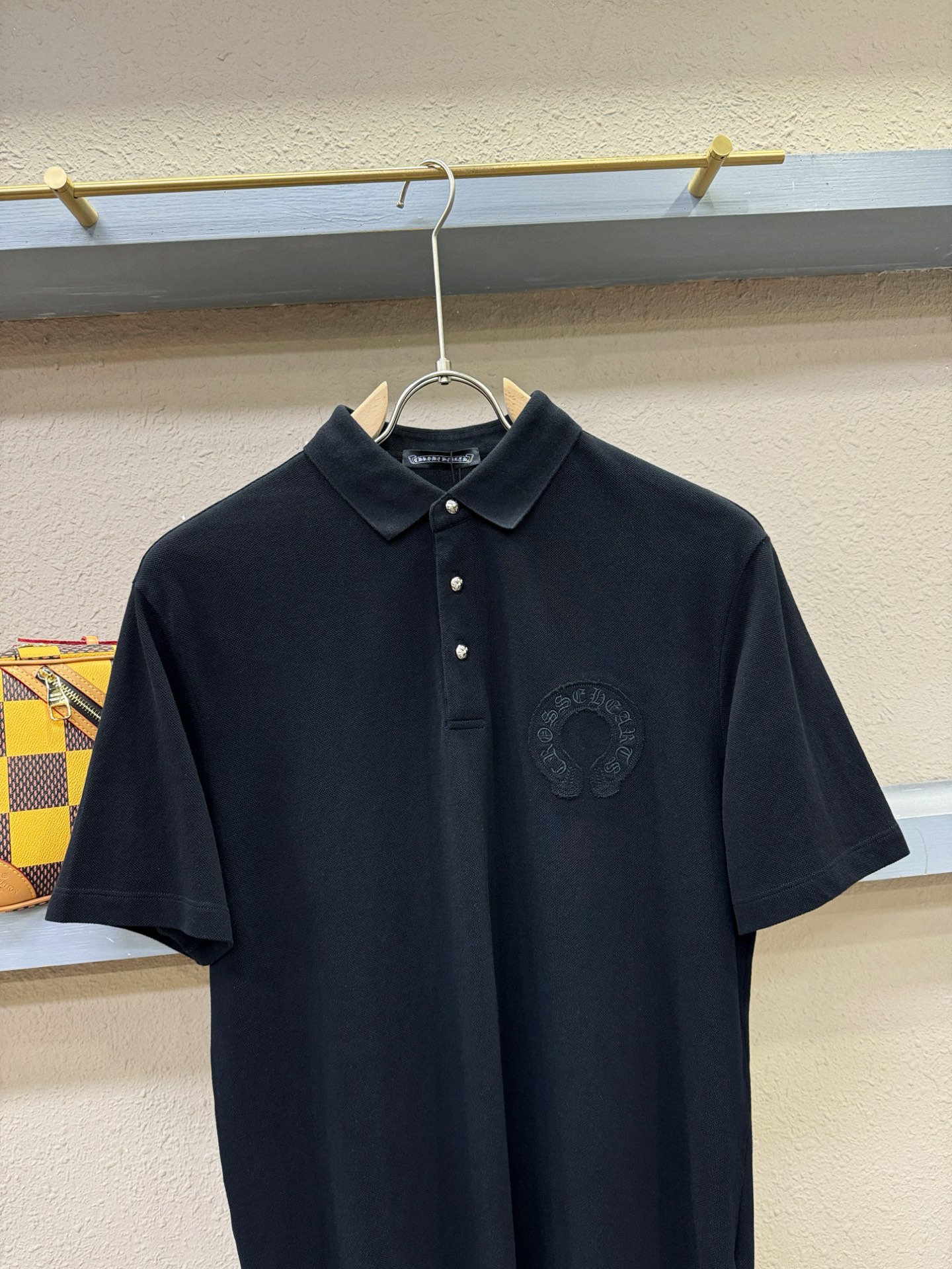 CHROME HEARTS 克罗心  2025官方春夏新款 专柜同步上市 男士翻领短袖POLO衫，高端主