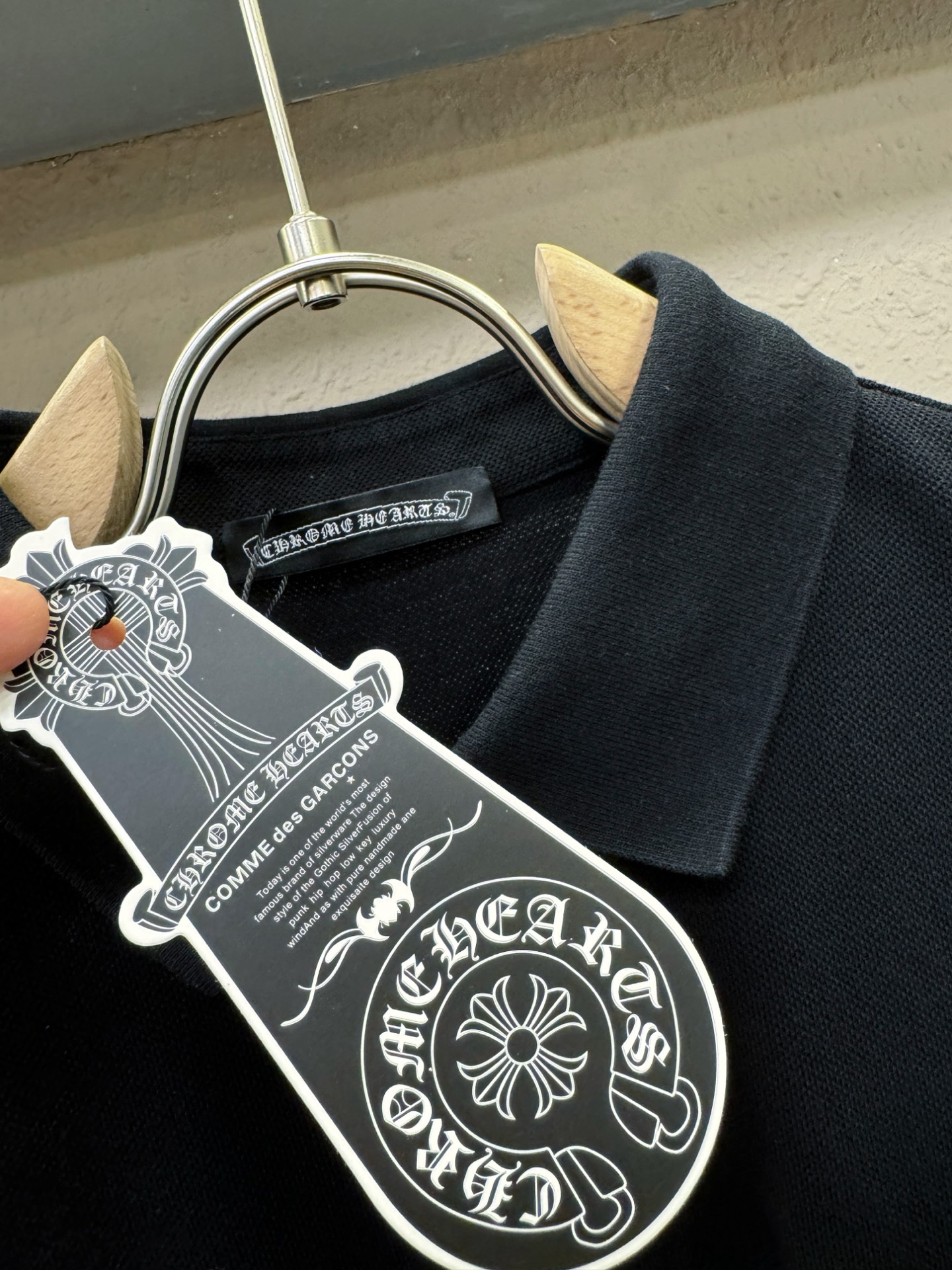 CHROME HEARTS 克罗心  2025官方春夏新款 专柜同步上市 男士翻领短袖POLO衫，高端主