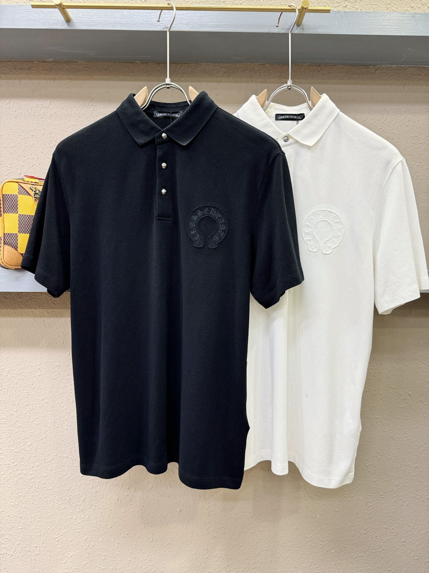 CHROME HEARTS 克罗心  2025官方春夏新款 专柜同步上市 男士翻领短袖POLO衫，高端主