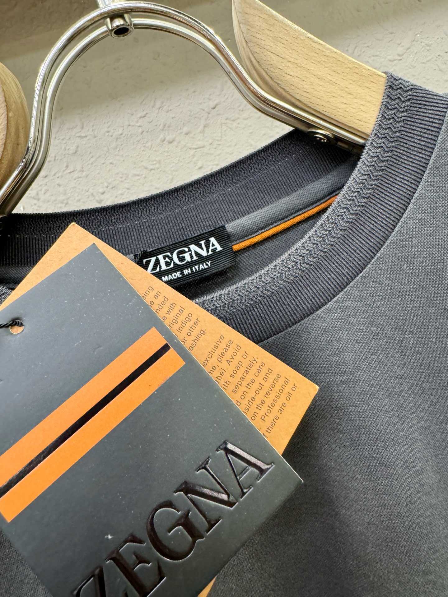 (最大可穿240斤) Ermenegildo Zeg*a杰*亚 2025春夏新款短袖T恤！走秀图案时尚休