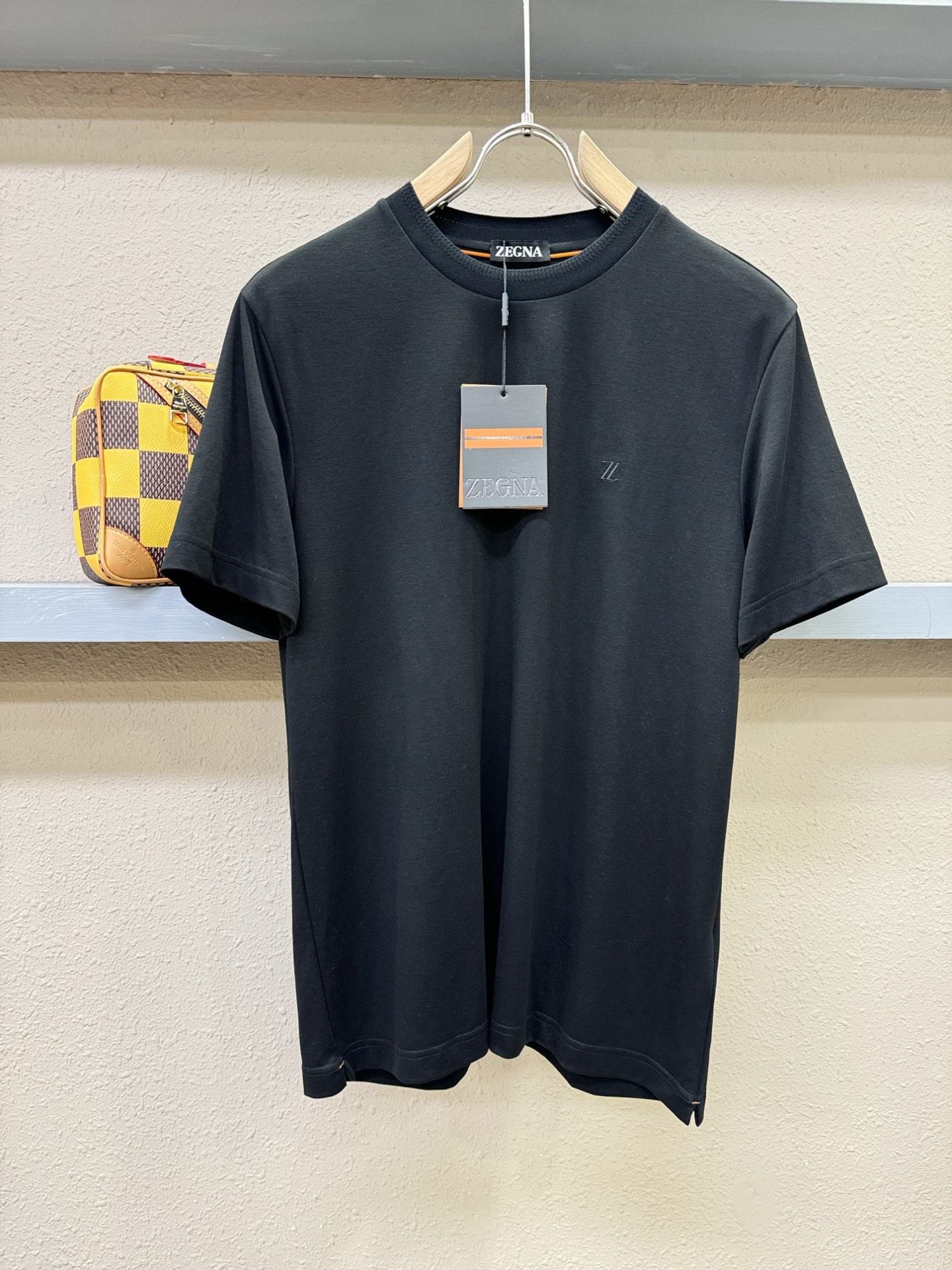 (最大可穿240斤) Ermenegildo Zeg*a杰*亚 2025春夏新款短袖T恤！走秀图案时尚休