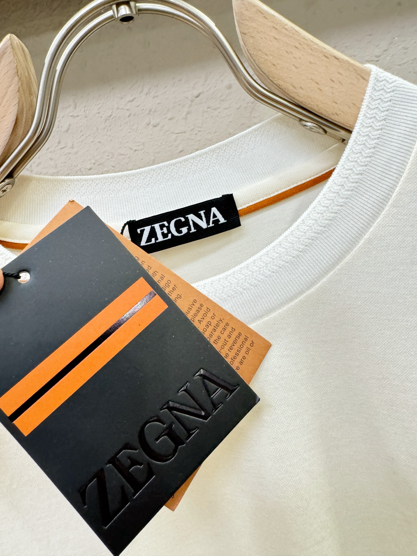 (最大可穿240斤) Ermenegildo Zeg*a杰*亚 2025春夏新款短袖T恤！走秀图案时尚休