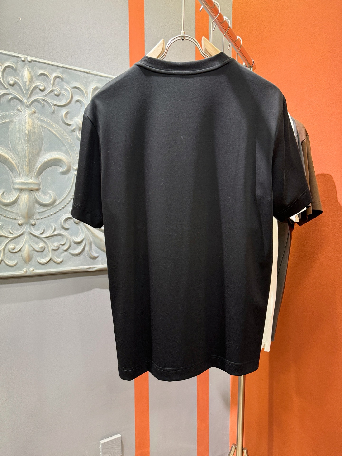 (最大可穿240斤) Dior迪奥 2025春夏新款短袖T恤！走秀图案时尚休闲短袖T恤衫！设计logo设