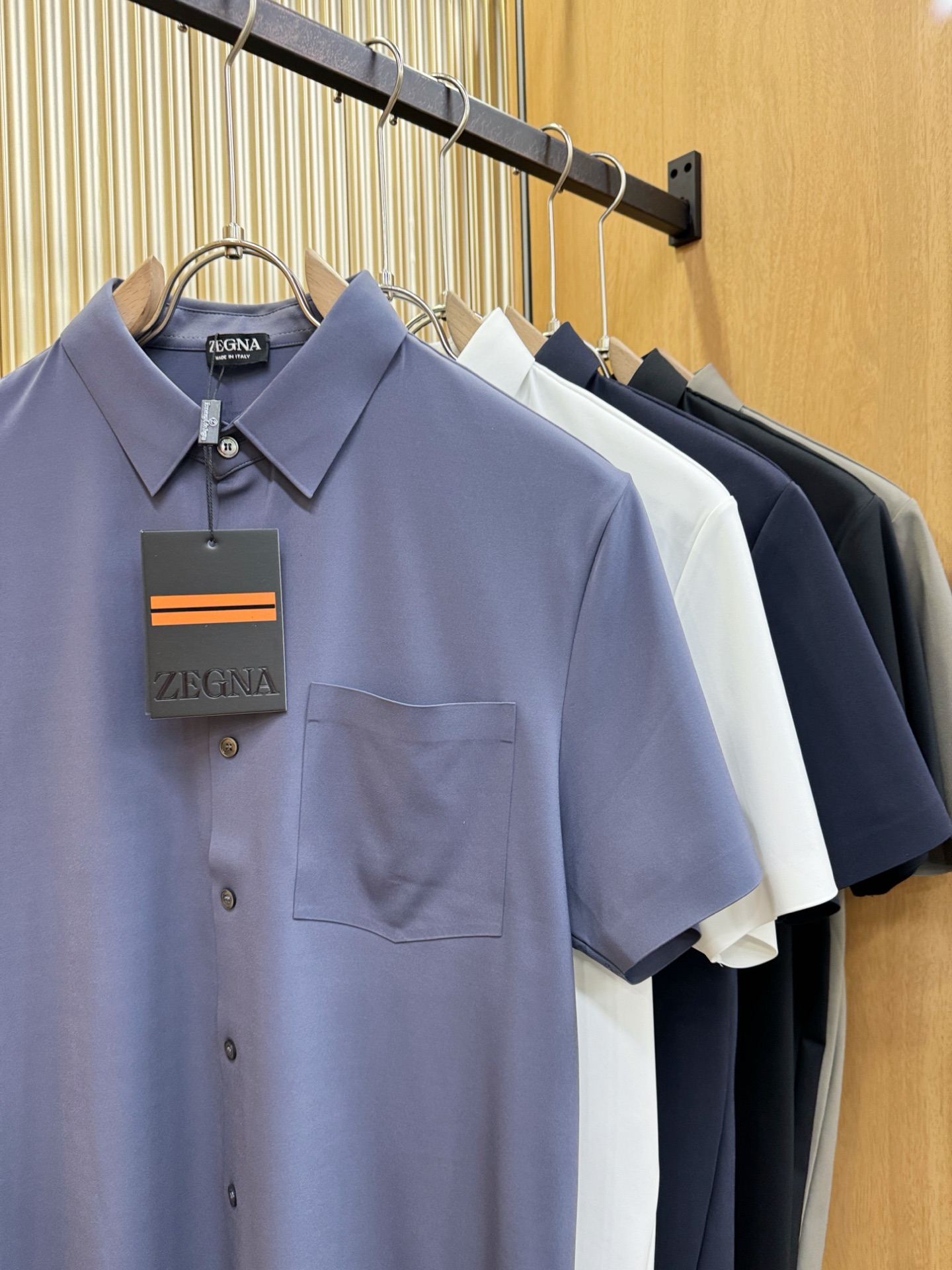 Ermenegildo Zeg*a杰*亚 2025 新款衬衫，贸易公司渠道稀出，领先官网发售！经典休闲衬