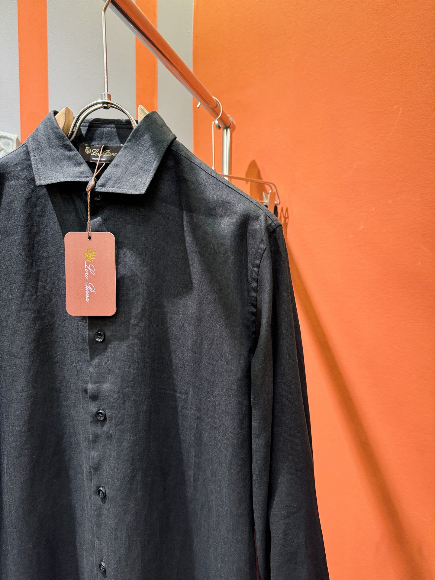 衬衫，Loro Piana诺悠翩雅 2025春夏专柜同款亚麻套装，100%亚麻面料，亚麻衬衫就足够腔调，