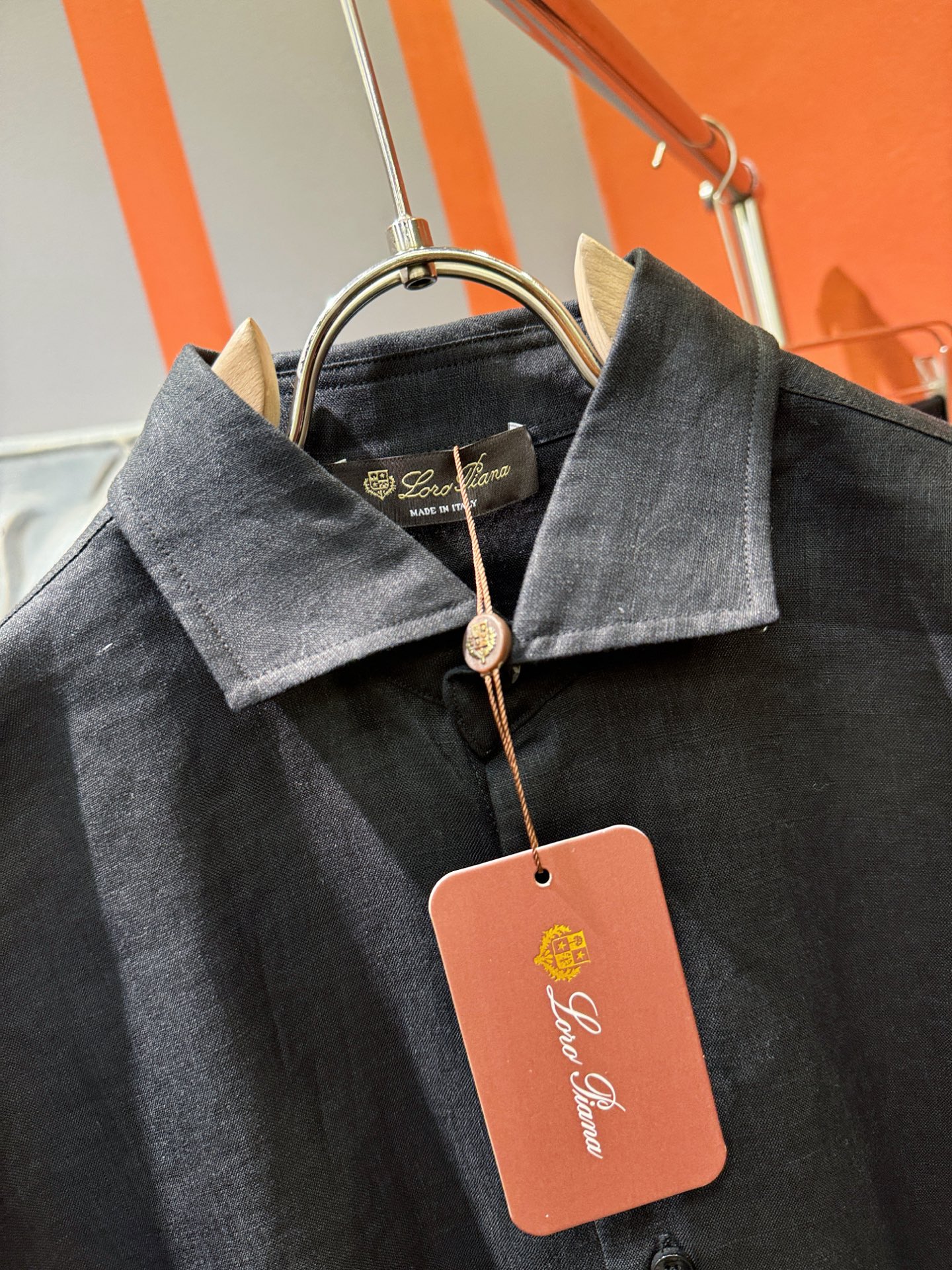 衬衫，Loro Piana诺悠翩雅 2025春夏专柜同款亚麻套装，100%亚麻面料，亚麻衬衫就足够腔调，