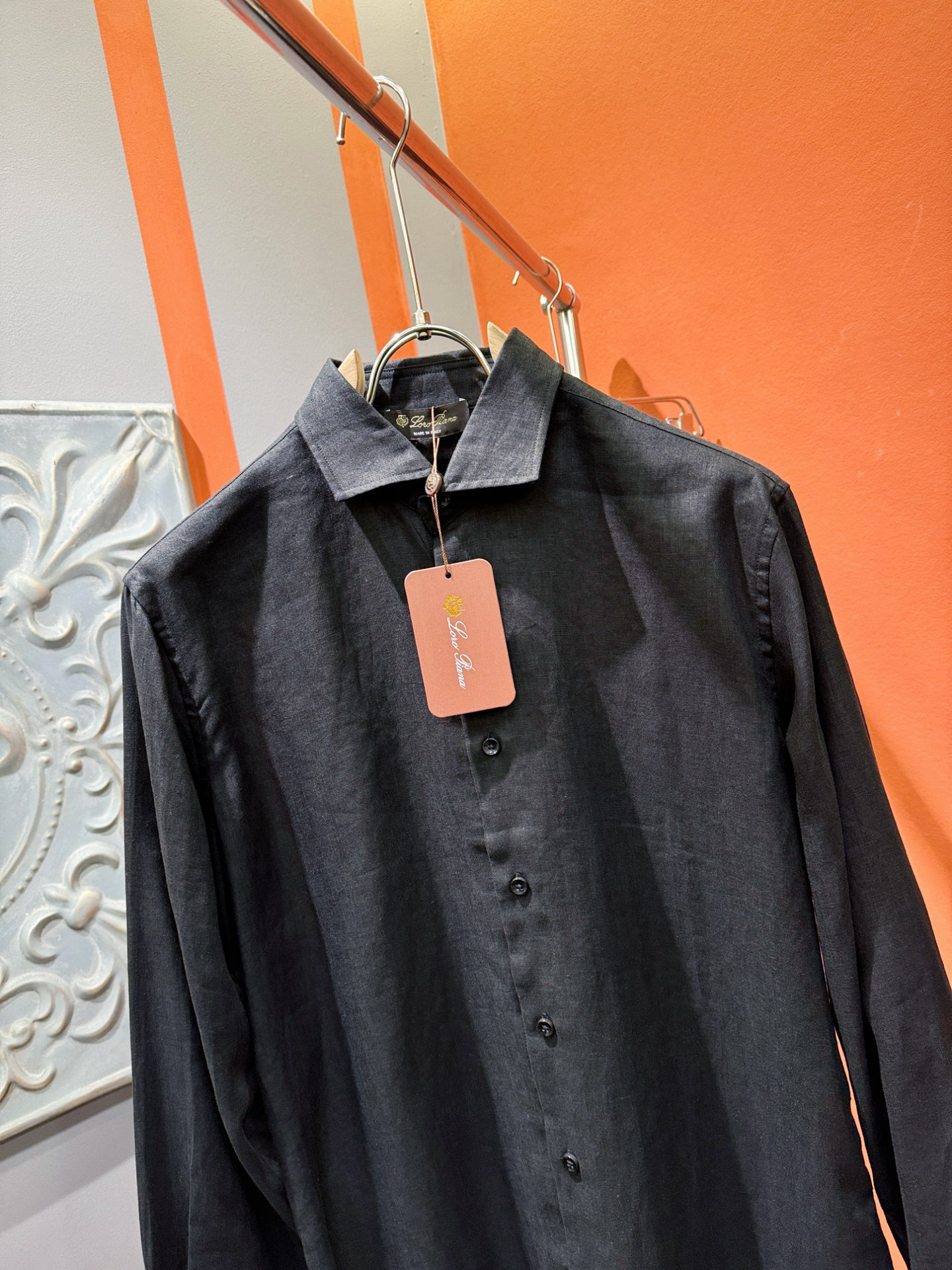 衬衫，Loro Piana诺悠翩雅 2025春夏专柜同款亚麻套装，100%亚麻面料，亚麻衬衫就足够腔调，