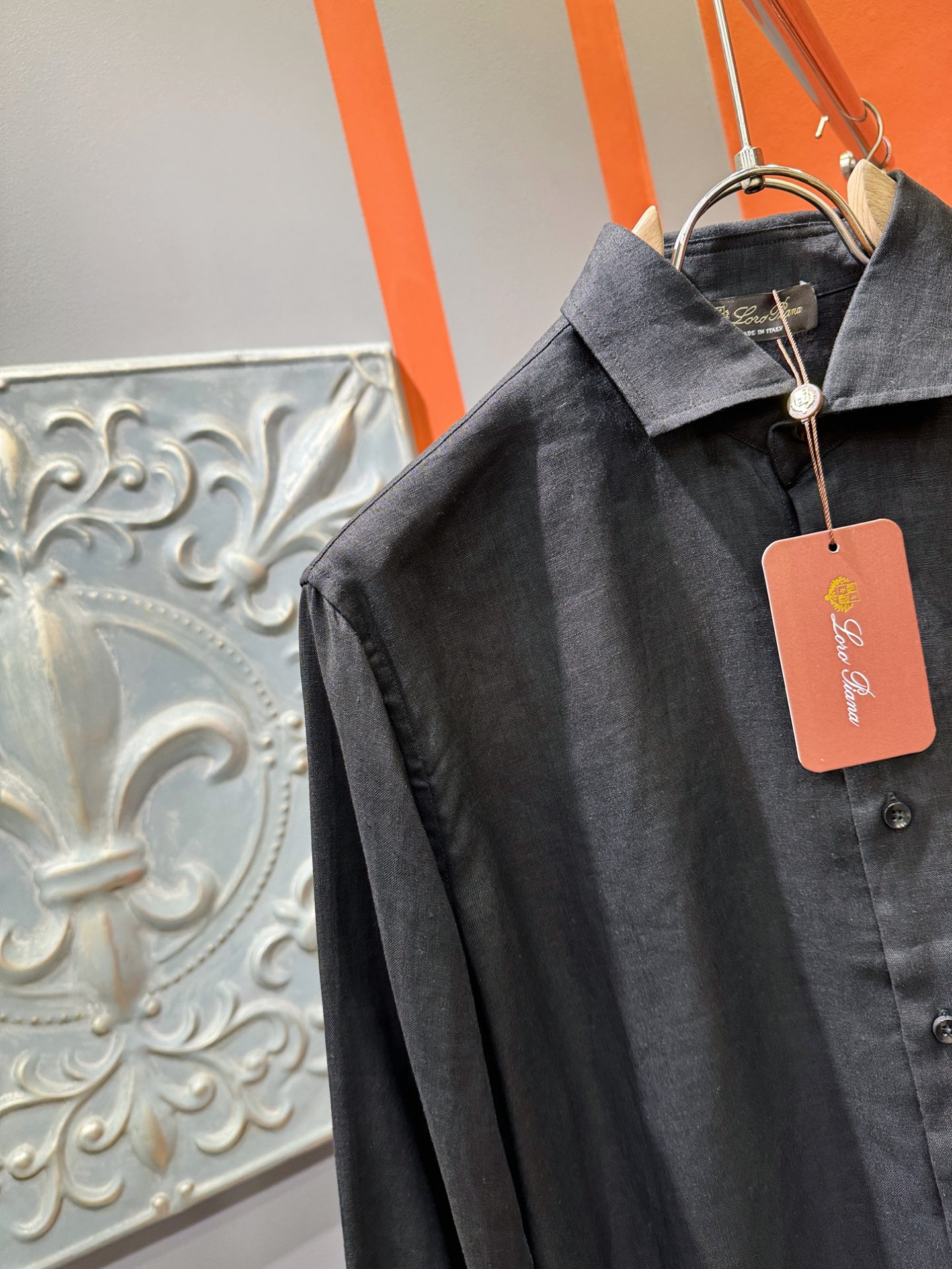 衬衫，Loro Piana诺悠翩雅 2025春夏专柜同款亚麻套装，100%亚麻面料，亚麻衬衫就足够腔调，