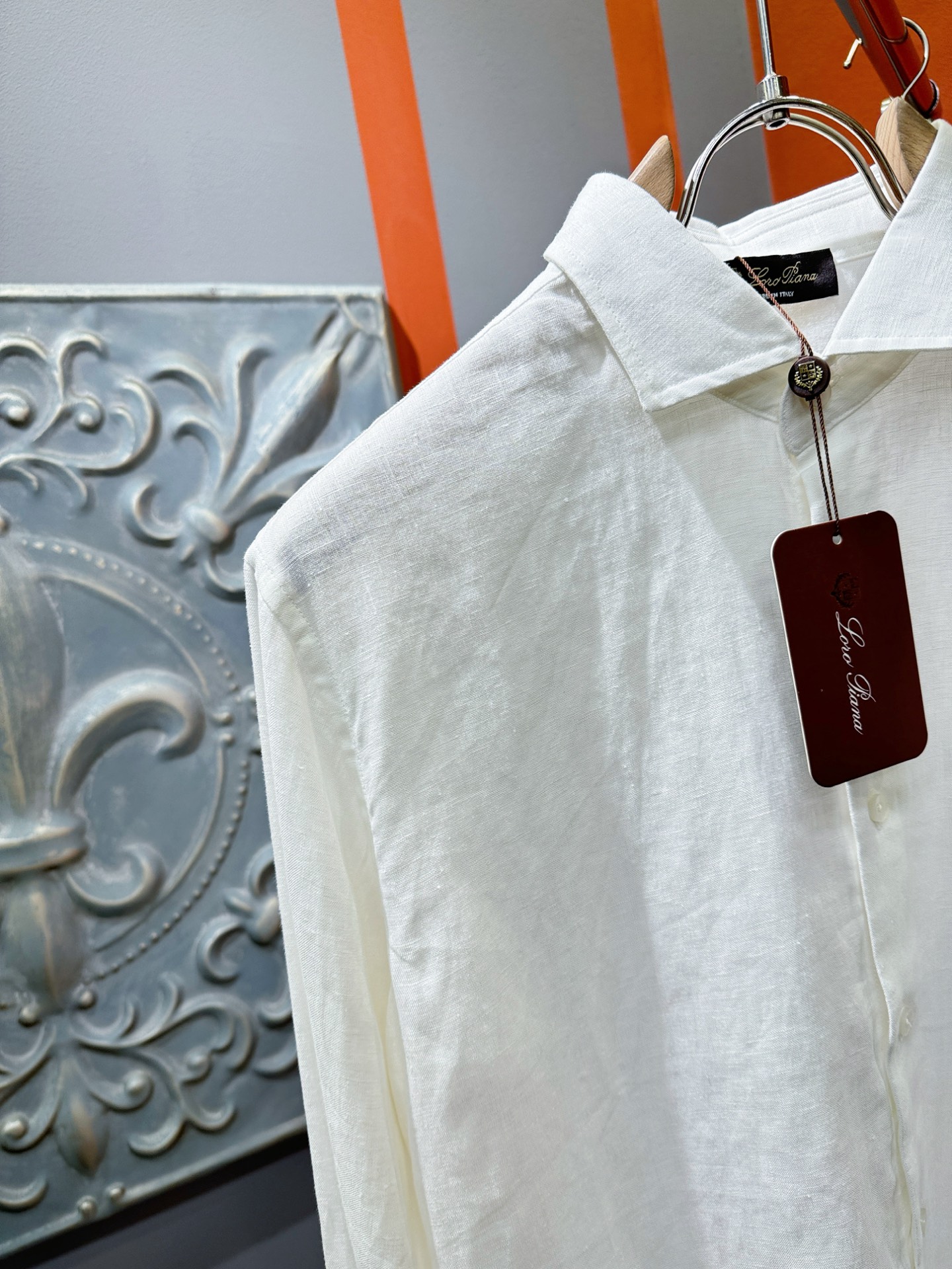 衬衫，Loro Piana诺悠翩雅 2025春夏专柜同款亚麻套装，100%亚麻面料，亚麻衬衫就足够腔调，