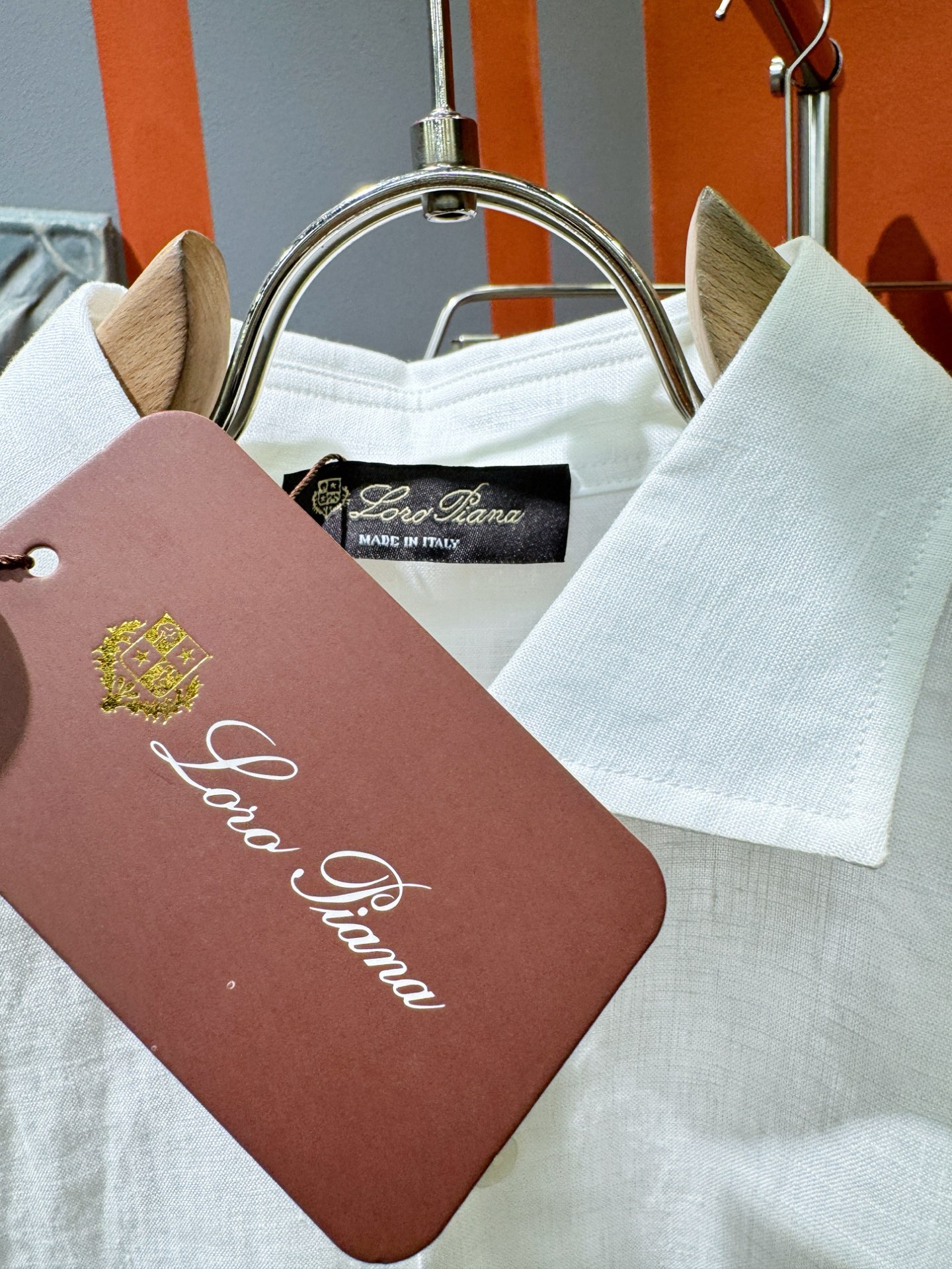 衬衫，Loro Piana诺悠翩雅 2025春夏专柜同款亚麻套装，100%亚麻面料，亚麻衬衫就足够腔调，