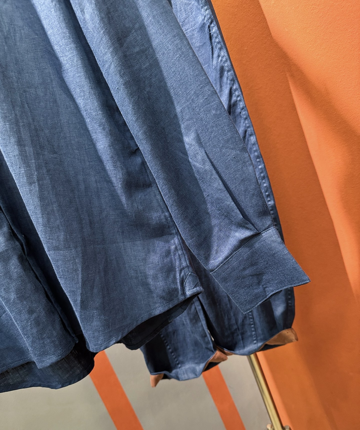 衬衫Ermenegildo Zeg*a杰*亚 2025春夏专柜同款亚麻套装，100%亚麻面料，亚麻衬衫就