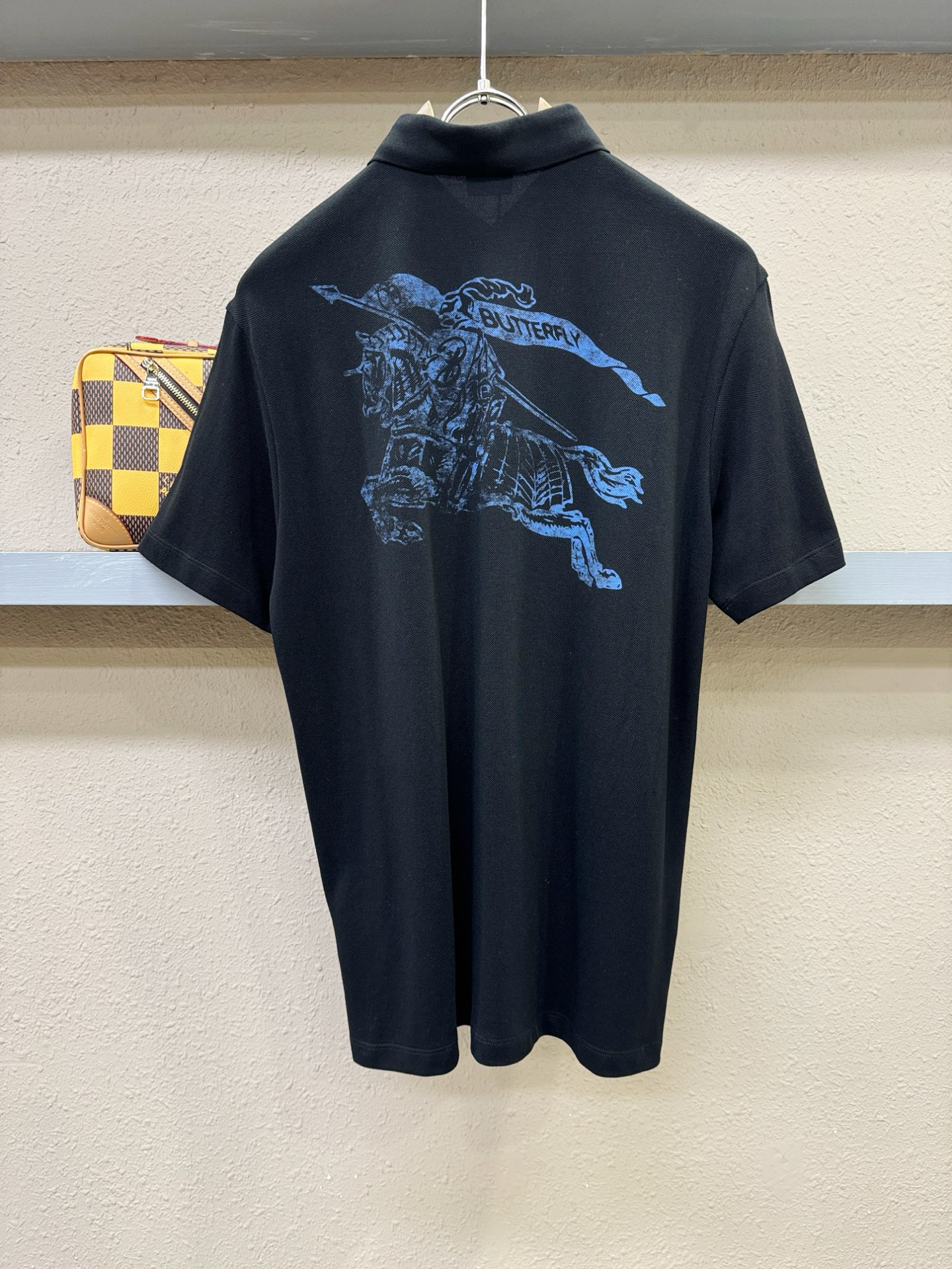 BURBERRY巴宝莉 2025官方春夏新款 专柜同步上市 男士翻领短袖POLO衫，高端主线系列，进口珠