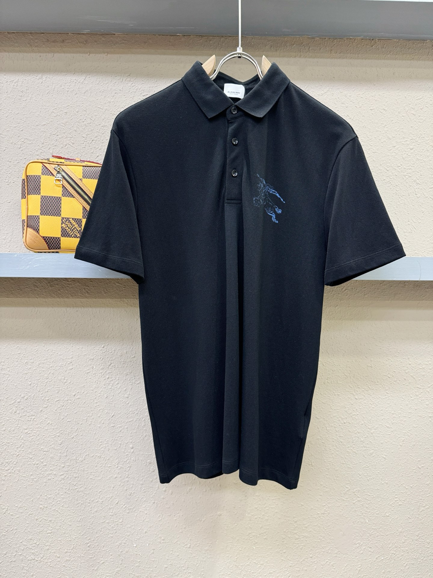 BURBERRY巴宝莉 2025官方春夏新款 专柜同步上市 男士翻领短袖POLO衫，高端主线系列，进口珠