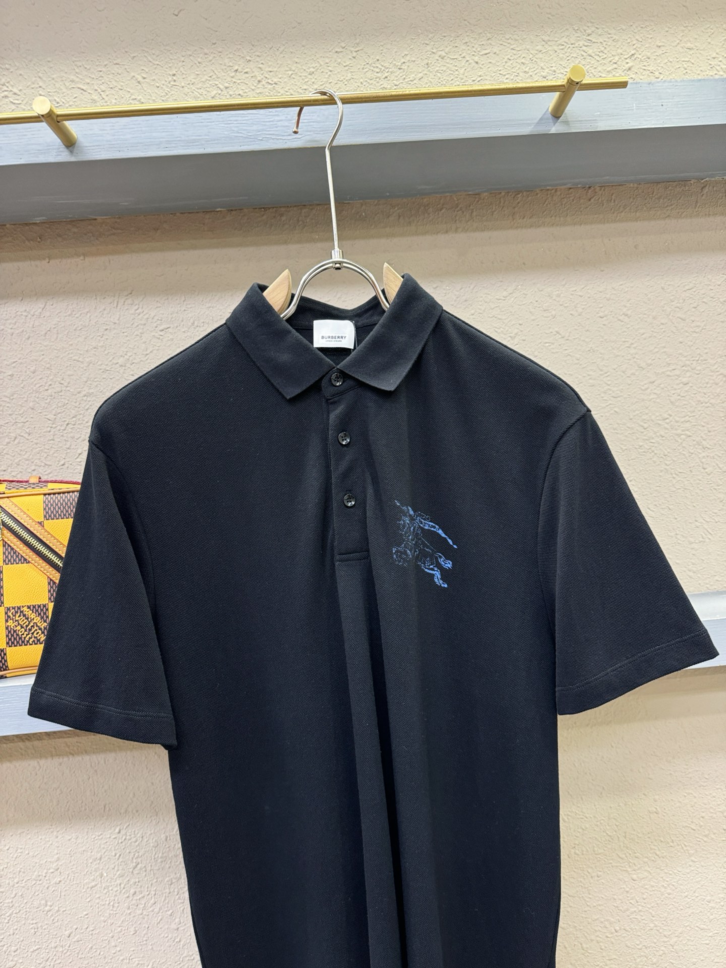 BURBERRY巴宝莉 2025官方春夏新款 专柜同步上市 男士翻领短袖POLO衫，高端主线系列，进口珠