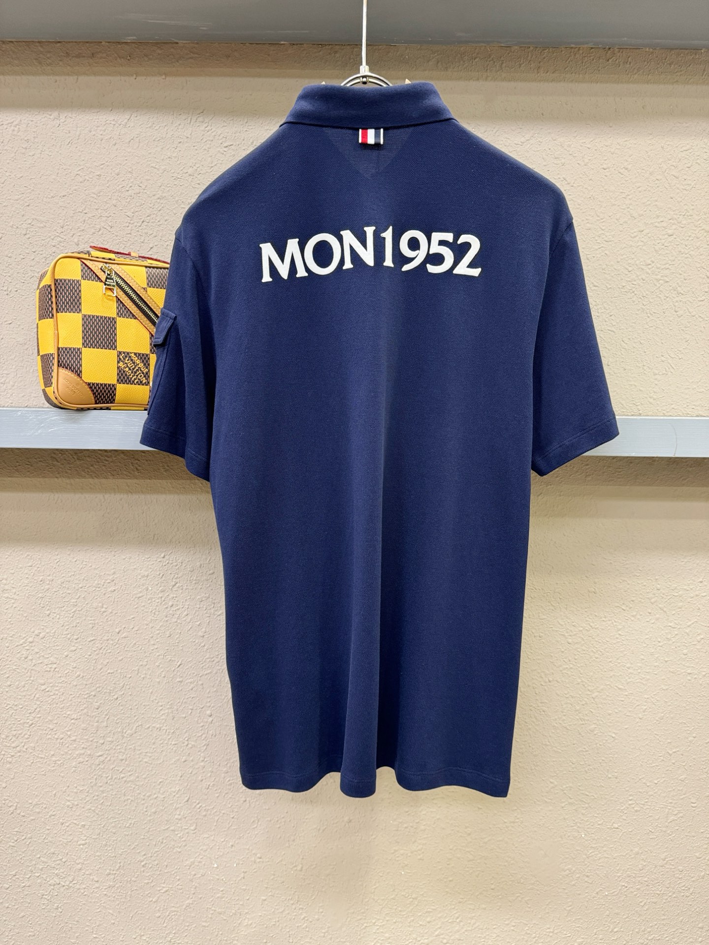 Moncler蒙口 2025官方春夏新款 专柜同步上市 男士翻领短袖POLO衫，高端主线系列，进口珠地丝