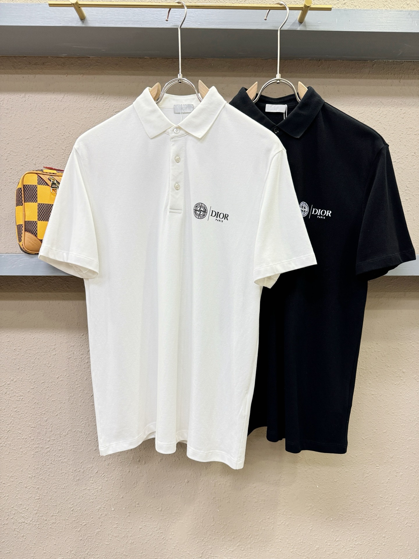 Dior迪奥 2025官方春夏新款 专柜同步上市 男士翻领短袖POLO衫，高端主线系列，进口珠地丝光棉面