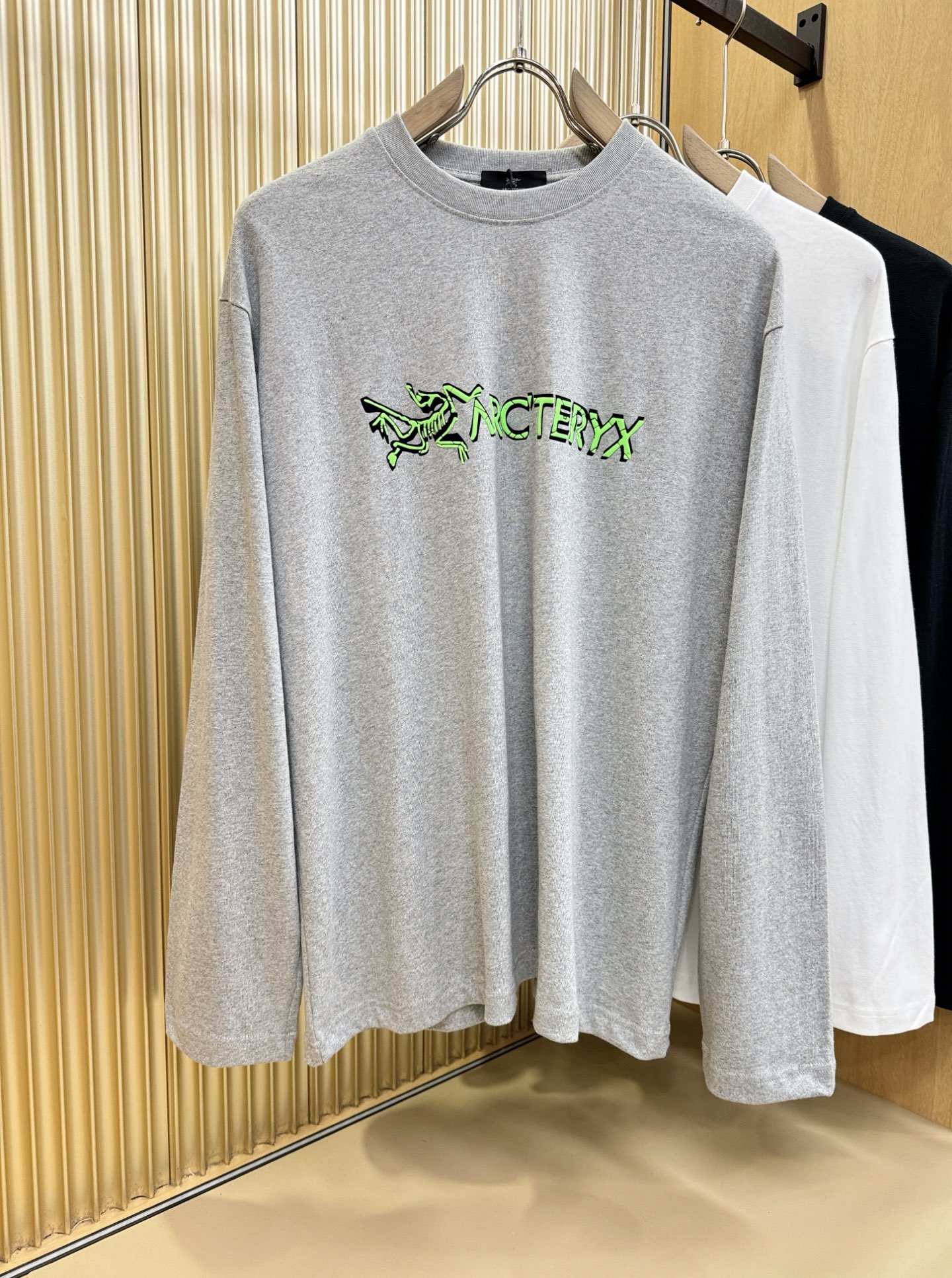 ARC‘TERYX/始祖鸟 2025秋冬新品长袖T恤，经典Logo设计，百搭款 官网同步发售，柔软细腻保