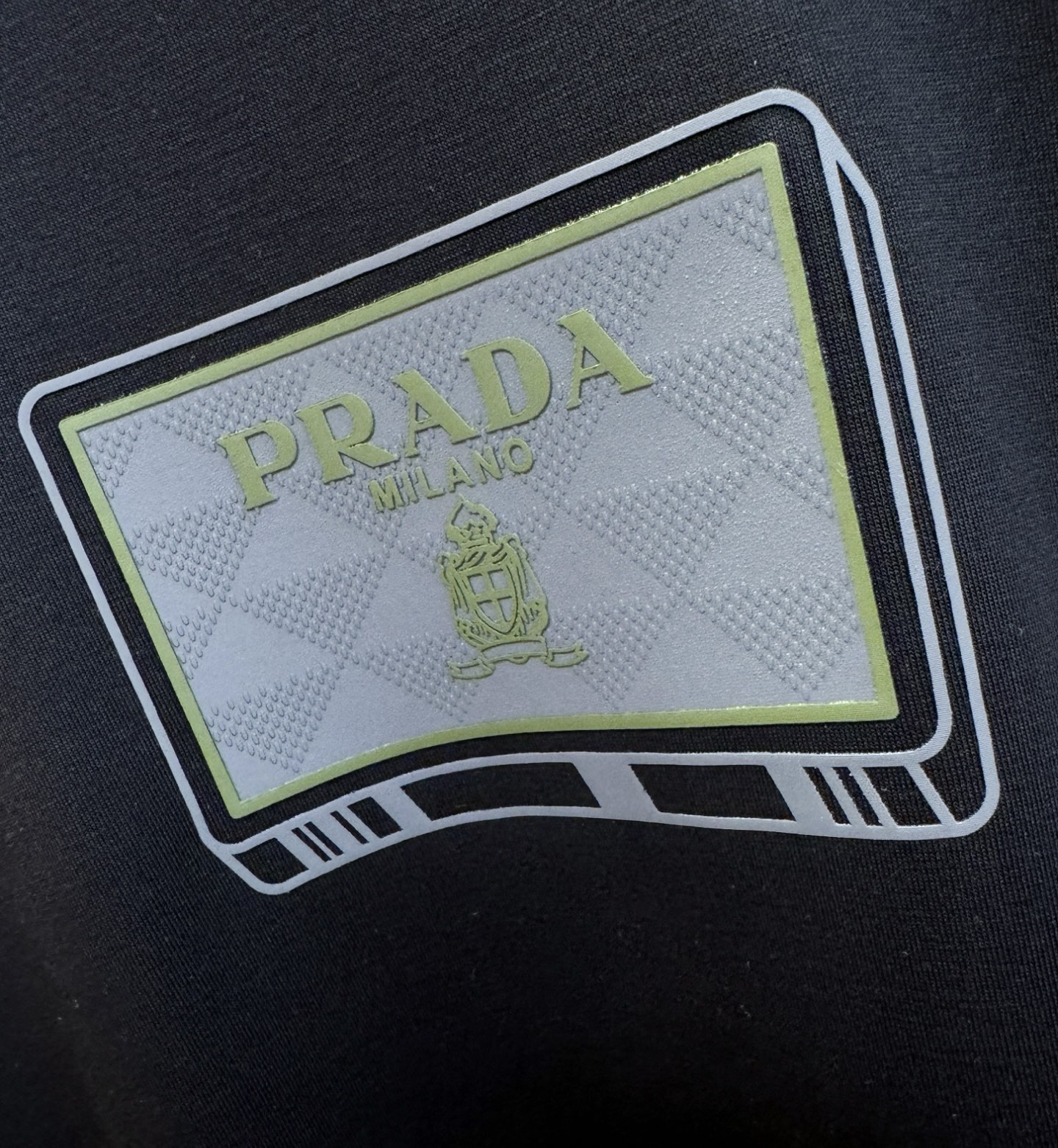 PRADA 普拉达 顶级品质 2025秋冬新品短袖！原版定制面料，手感柔软。顶级进口私货，时尚设计潮流羊