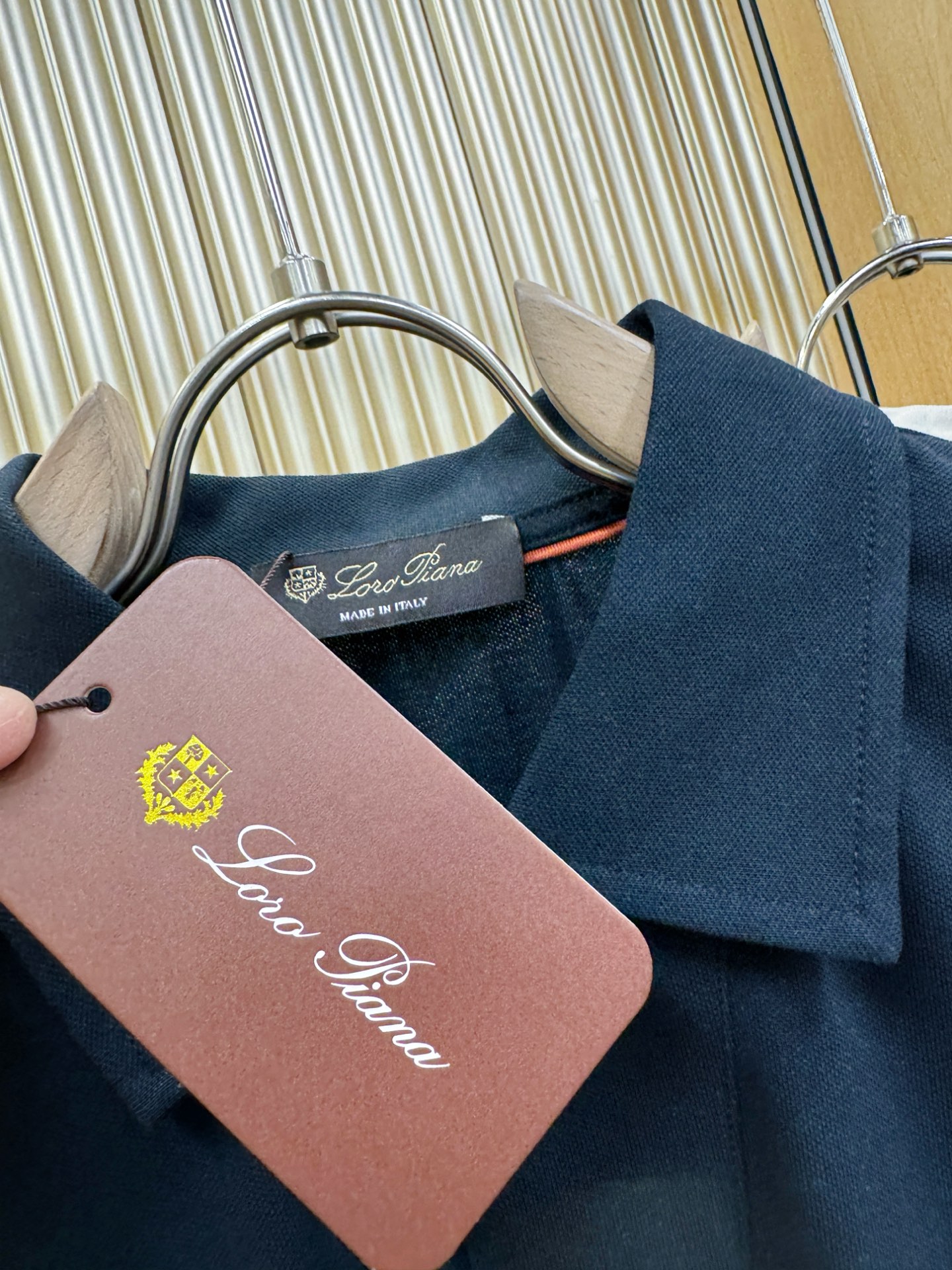 Loro Piana诺悠翩雅  2025秋季新品，官网同步 经典大气百搭Polo领长袖T恤，顶级原版面料