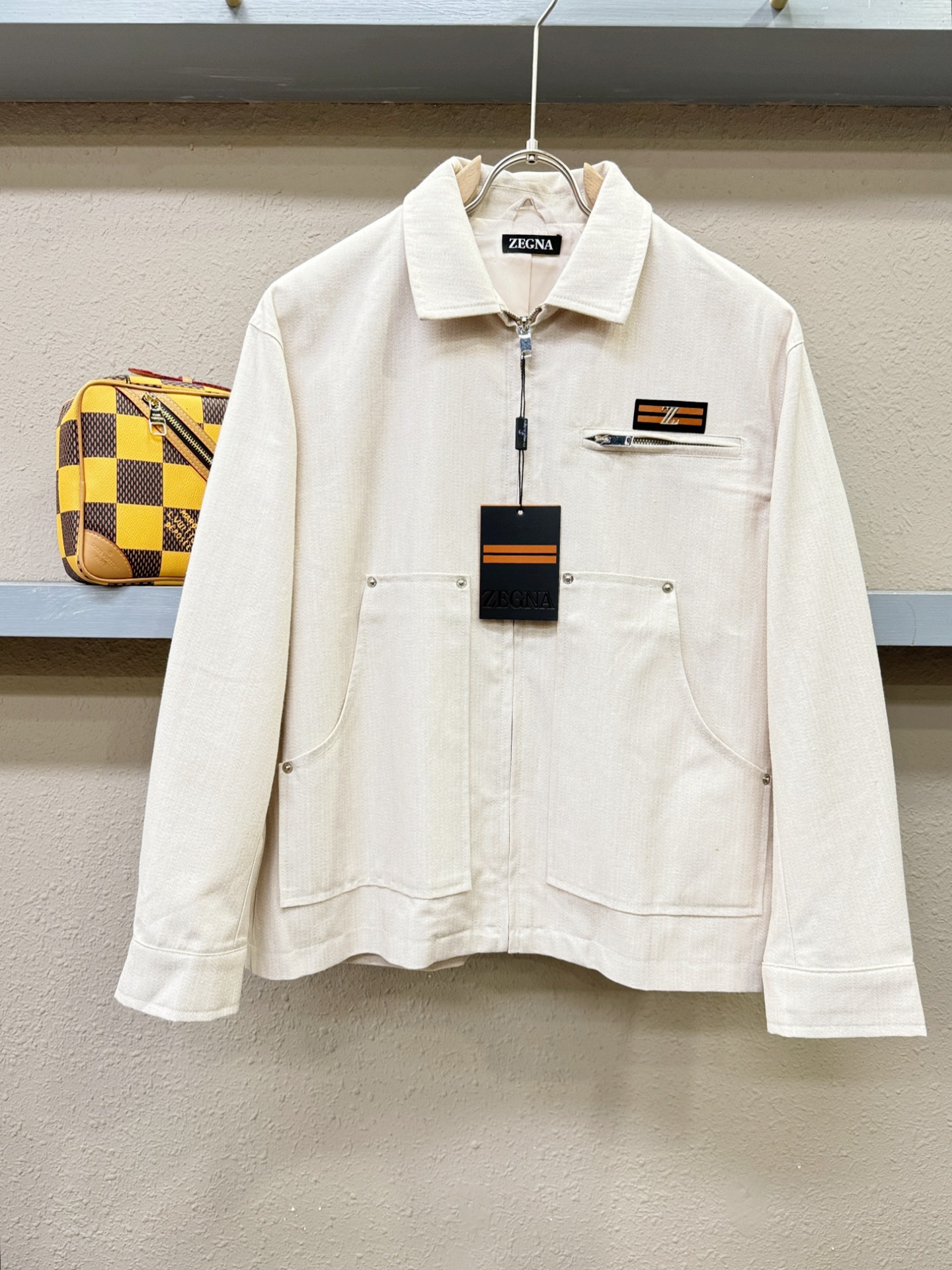 Ermenegildo Zeg*a杰*亚 2025新款 夹克外套，意大利进口面料时尚夹克外套。欧洲专柜同