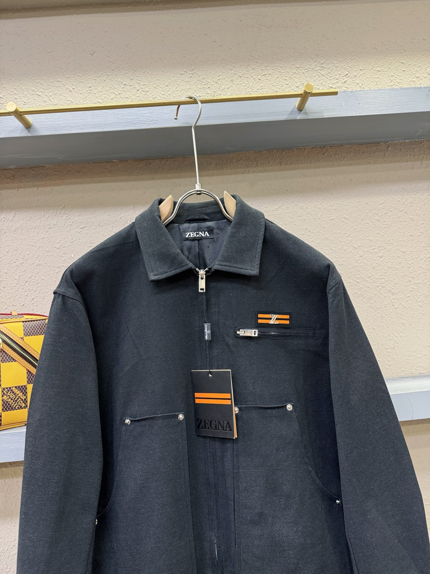 Ermenegildo Zeg*a杰*亚 2025新款 夹克外套，意大利进口面料时尚夹克外套。欧洲专柜同