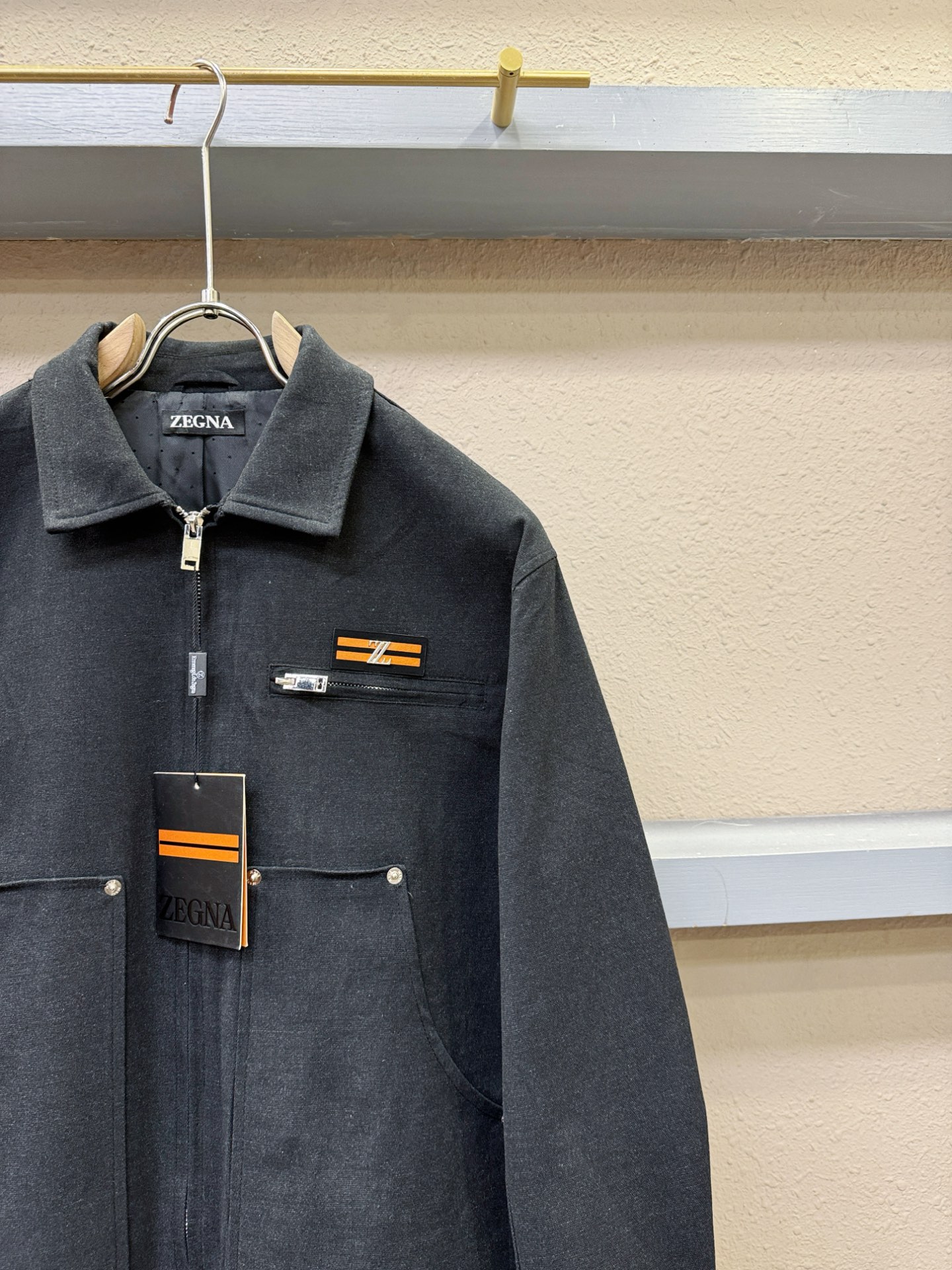 Ermenegildo Zeg*a杰*亚 2025新款 夹克外套，意大利进口面料时尚夹克外套。欧洲专柜同