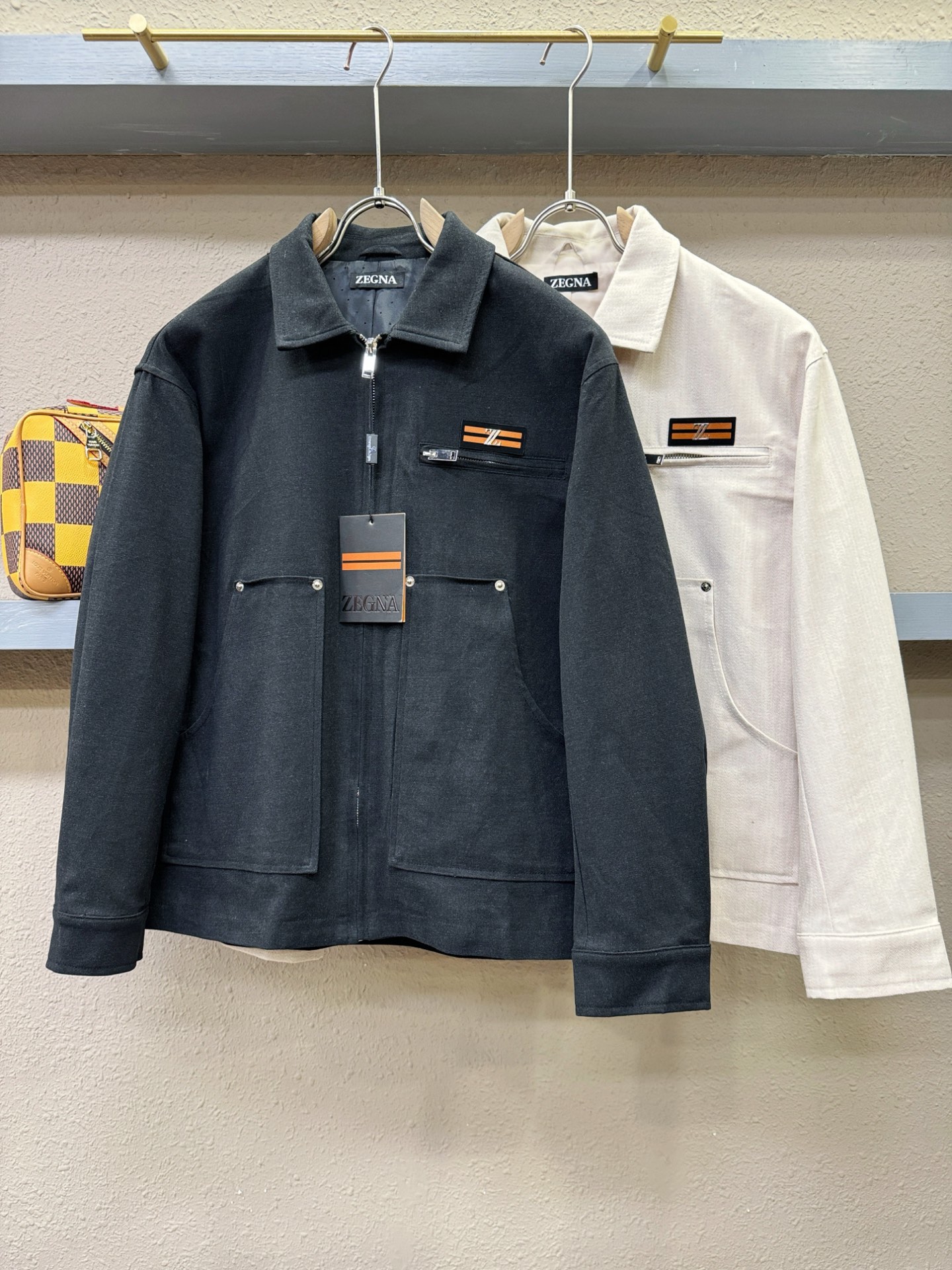 Ermenegildo Zeg*a杰*亚 2025新款 夹克外套，意大利进口面料时尚夹克外套。欧洲专柜同