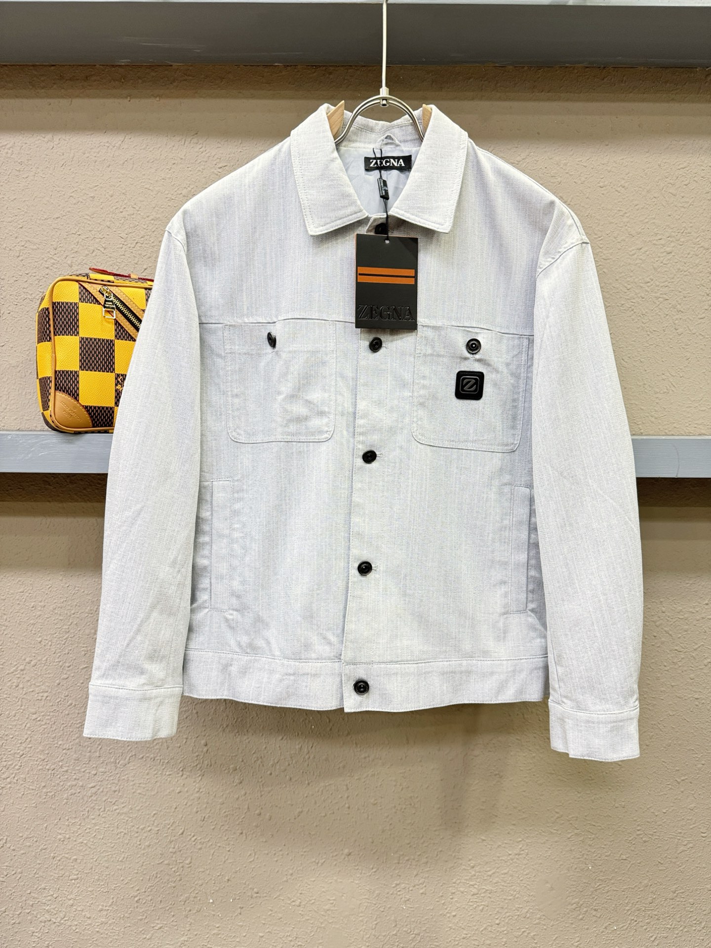 Ermenegildo Zeg*a杰*亚 2025新款 夹克外套，意大利进口面料时尚夹克外套。欧洲专柜同