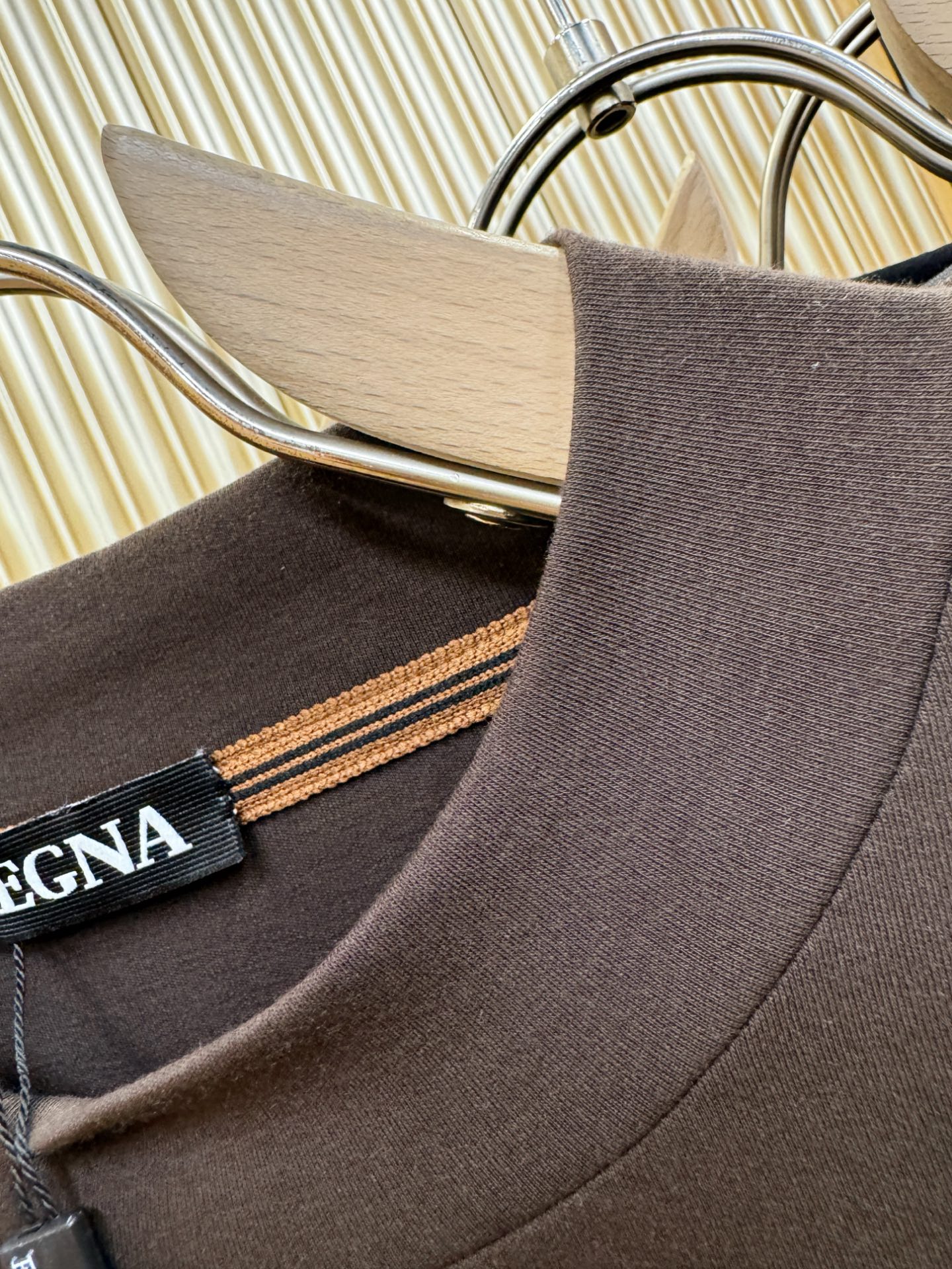 (最大可穿230斤) Ermenegildo Zeg*a杰*亚 2025ss秋冬新品 长袖T恤，经典Lo